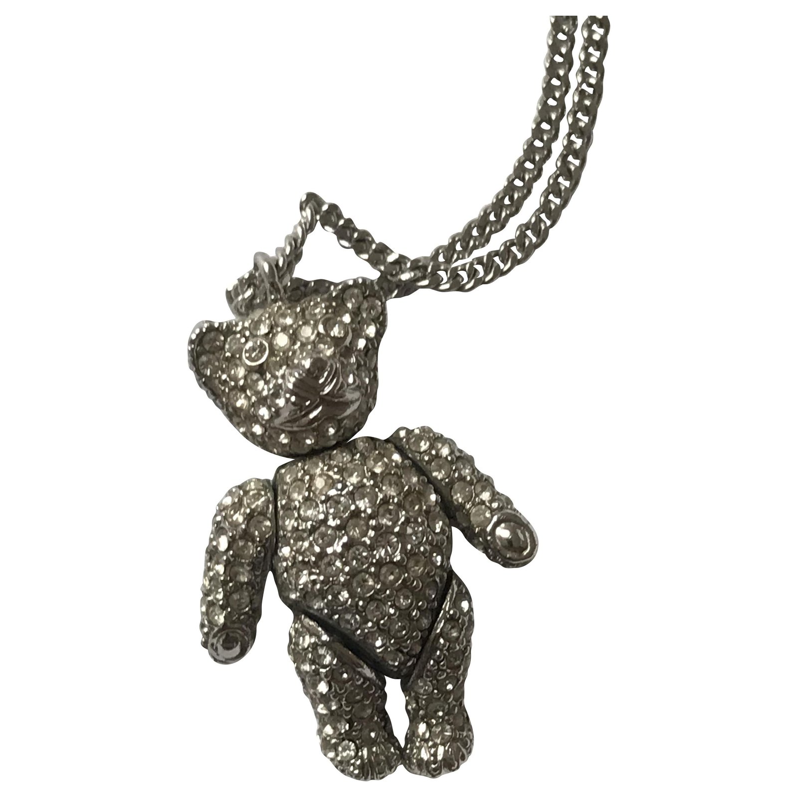 dior teddy bear necklace