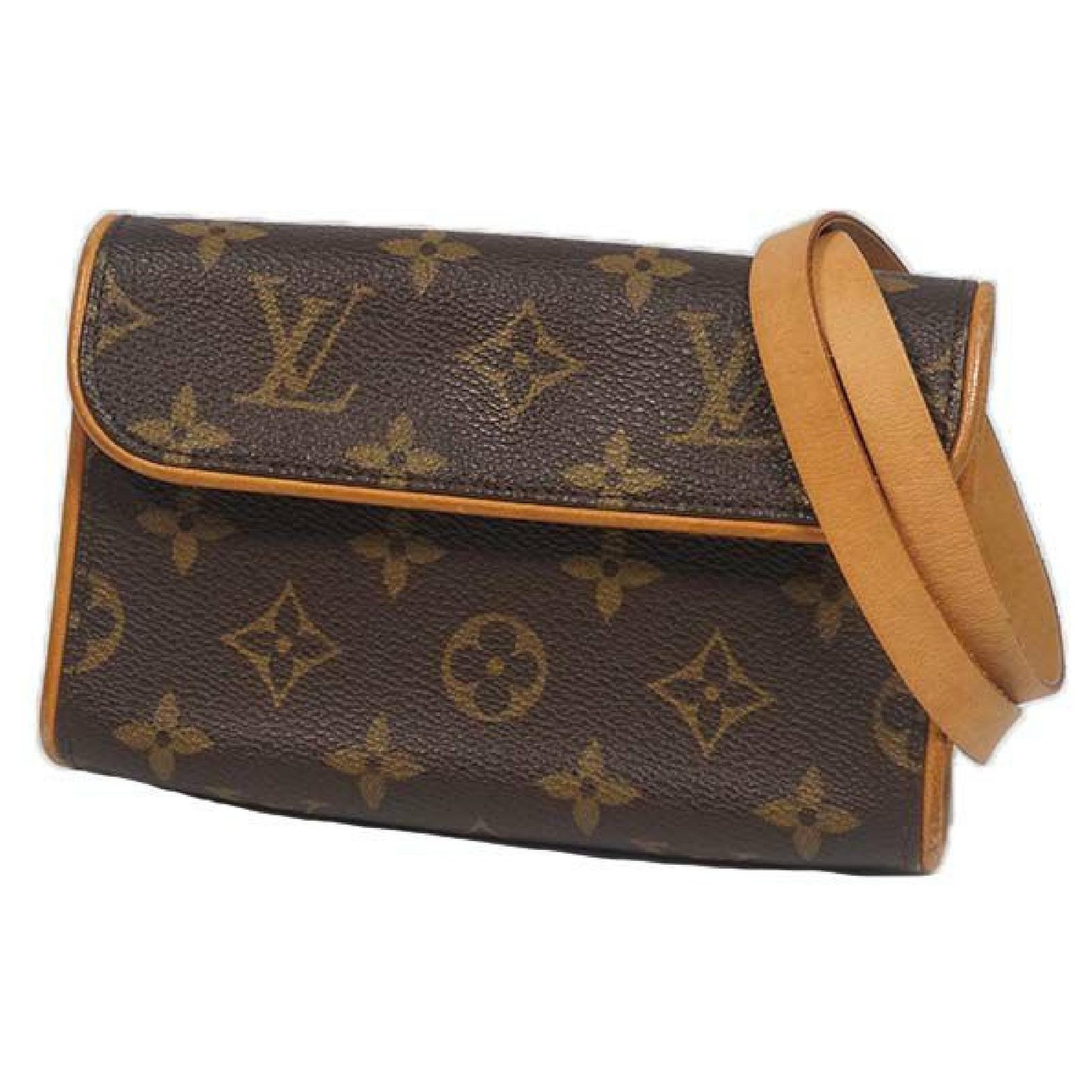 Louis Vuitton Monogram Canvas Pochette Florentine Bag with Belt - Yoogi's  Closet