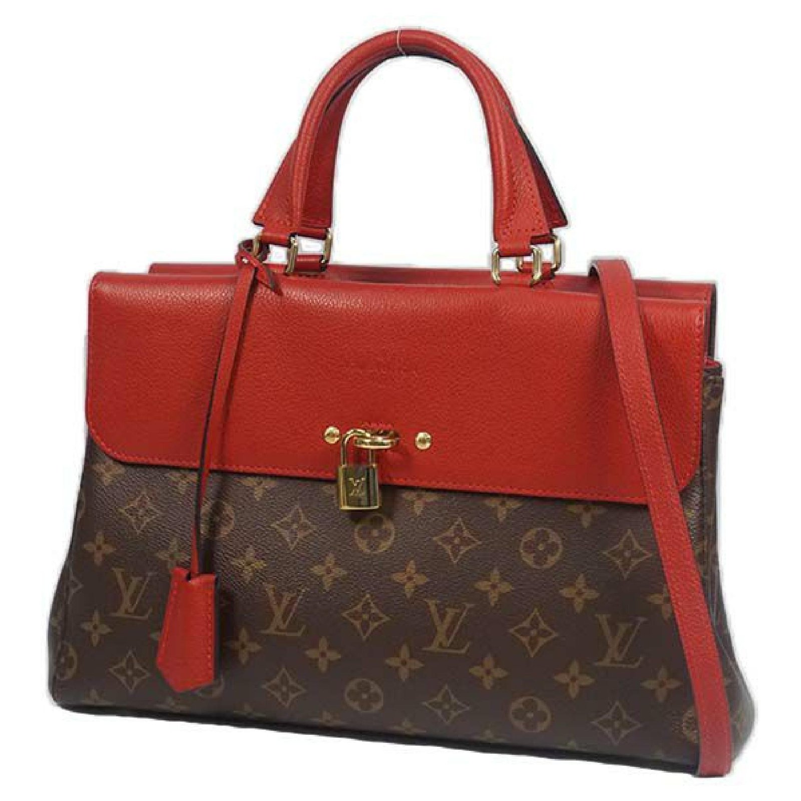 Louis Vuitton Monogram Cerises Canvas Bucket Bag.  Luxury