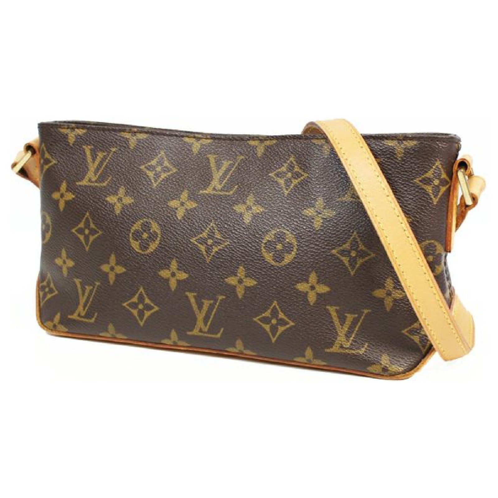Authentic Louis Vuitton Trotter Crossbody Bag with adjustable strap length
