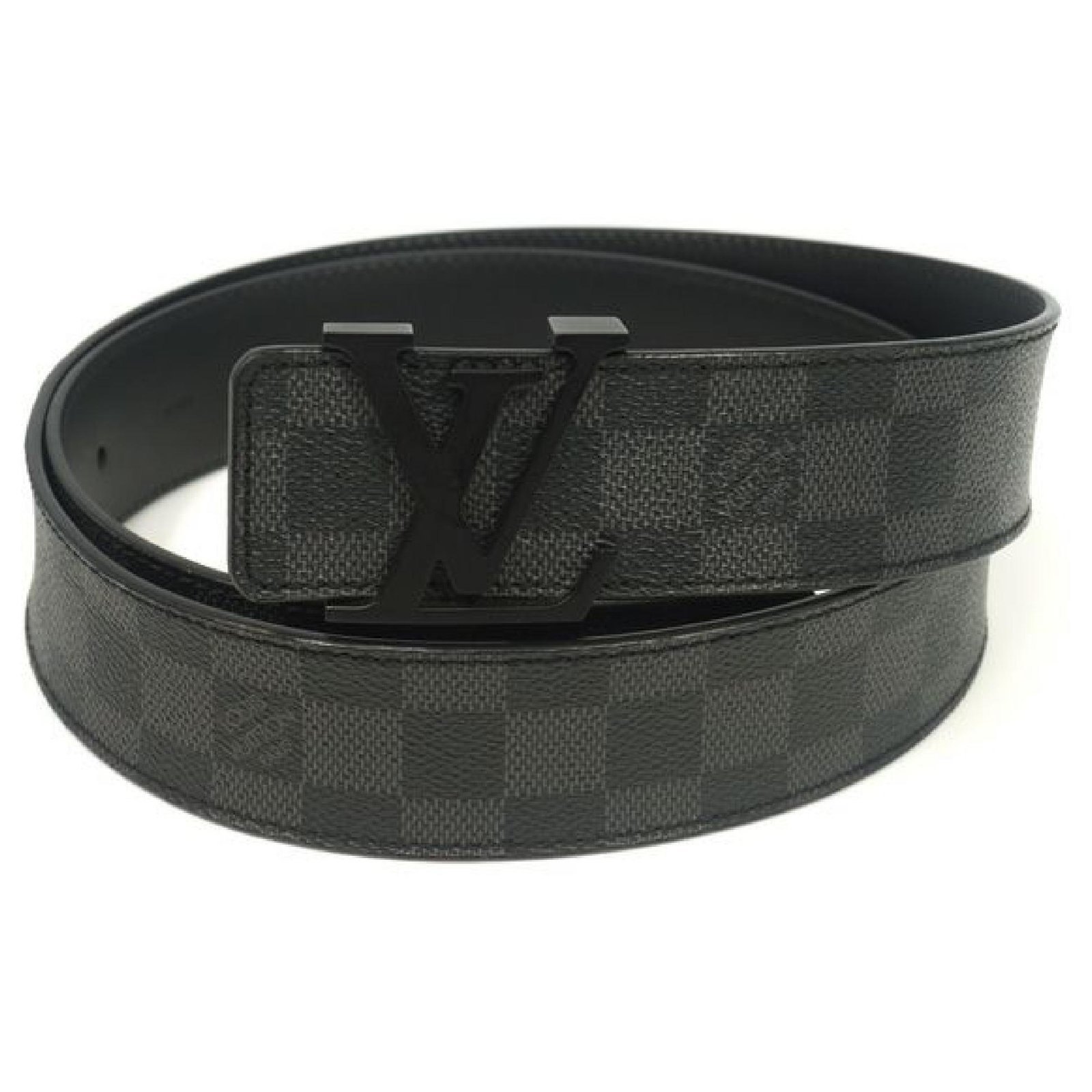 Louis+Vuitton+LV+Initiales+Belt+-+Black+%28M9808%29 for sale online