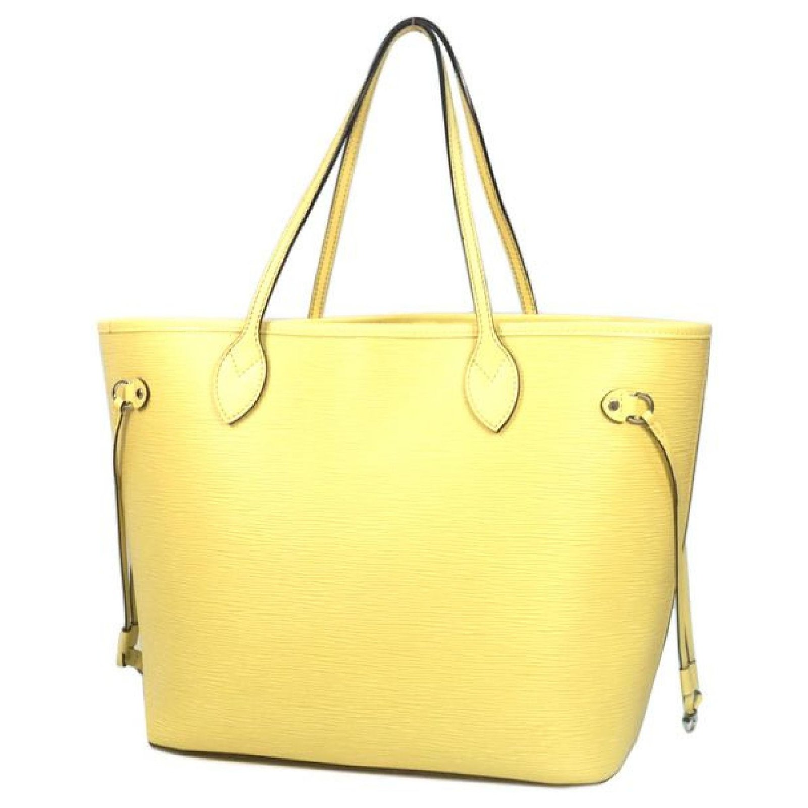 Louis Vuitton Yellow Epi Leather Neverfull MM Tote Bag