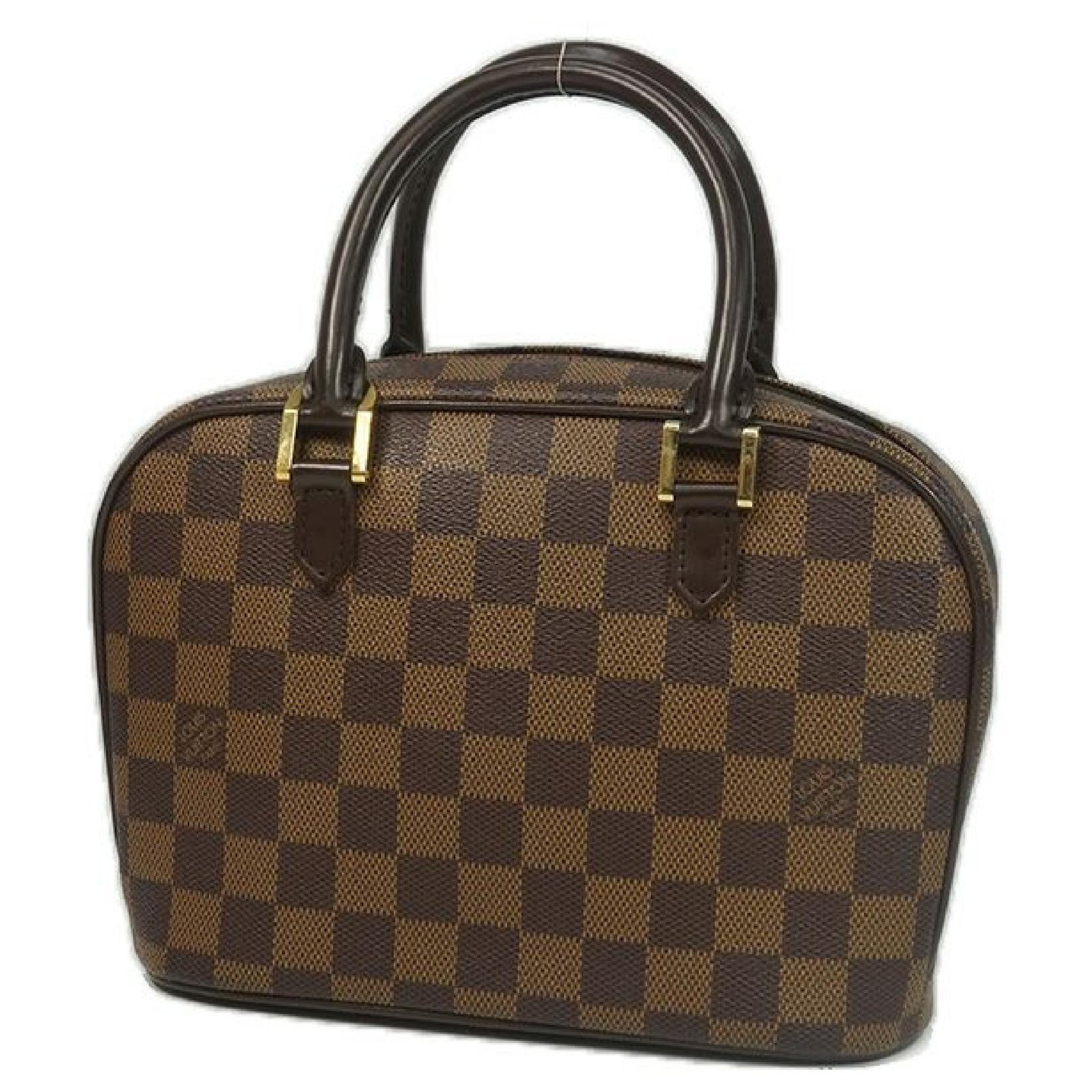 AUTHENTIC LOUIS VUITTON ALMA MONOGRAM DAMIER EBENE HANDBAG BAG