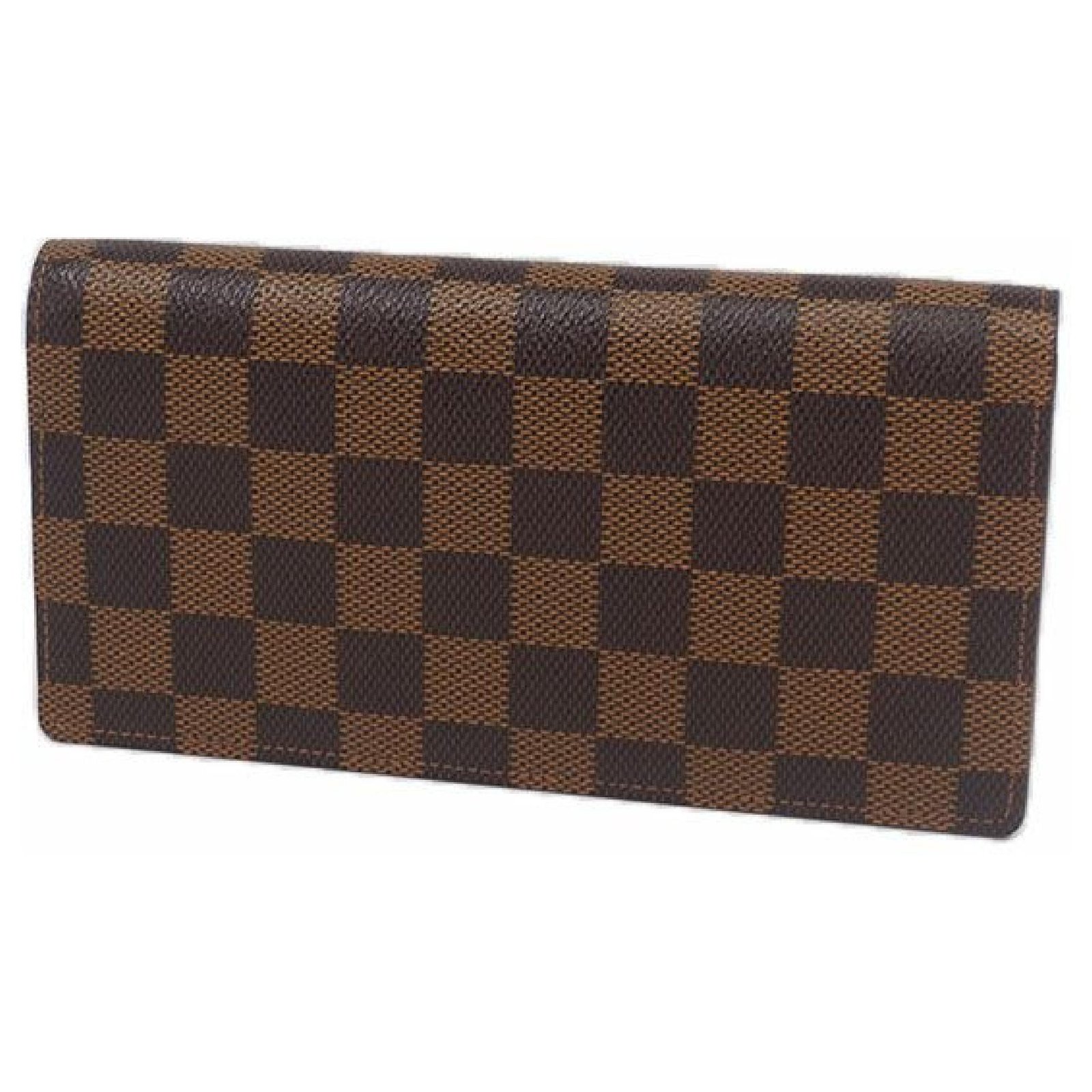 Louis Vuitton BRAZZA Other Plaid Patterns Unisex Street Style Leather  (M69038)