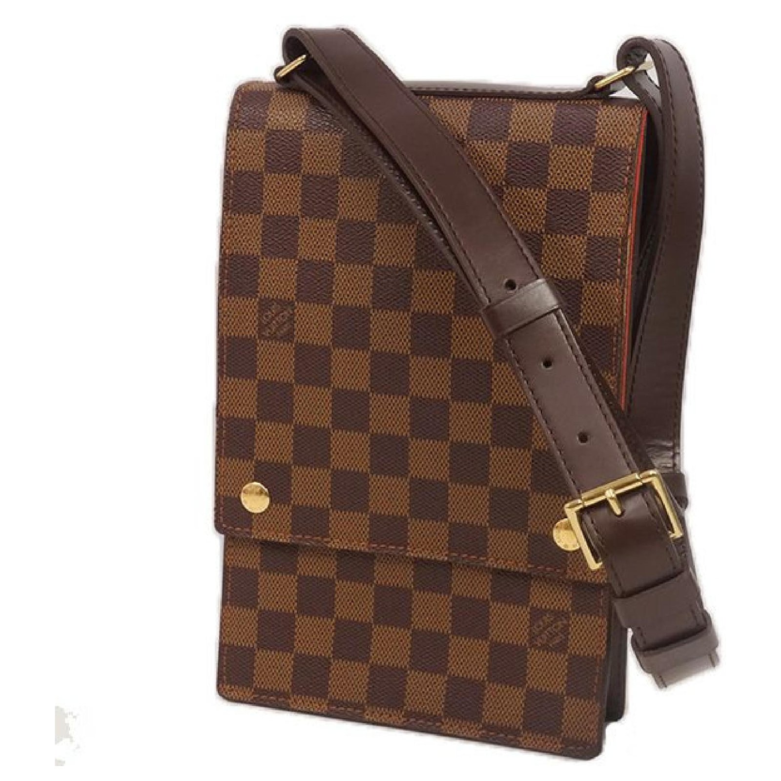 damier ebene shoulder bolsa