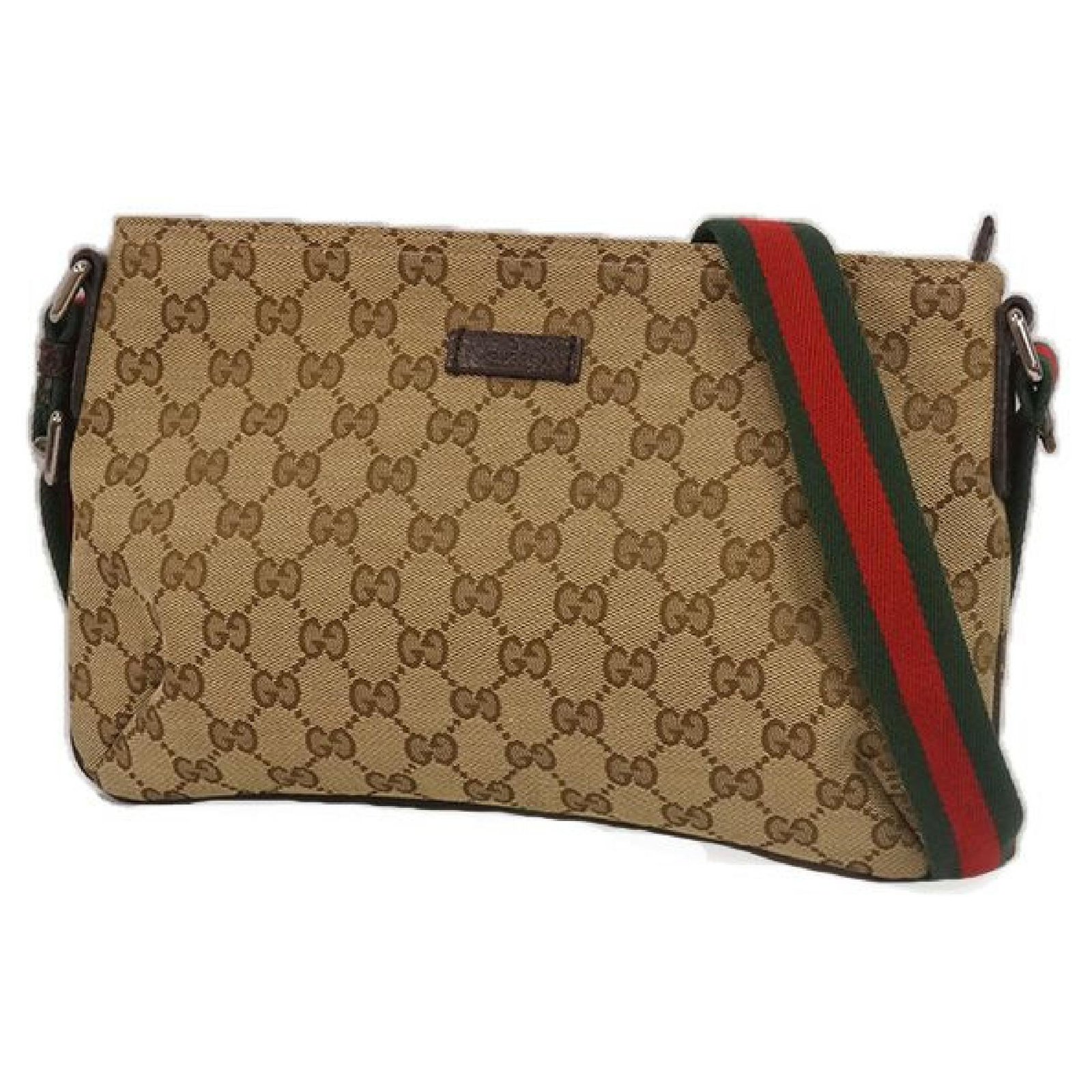 Gucci cross body Womens bag 189749 001998 beige brown Leather ref.209823 - Joli Closet
