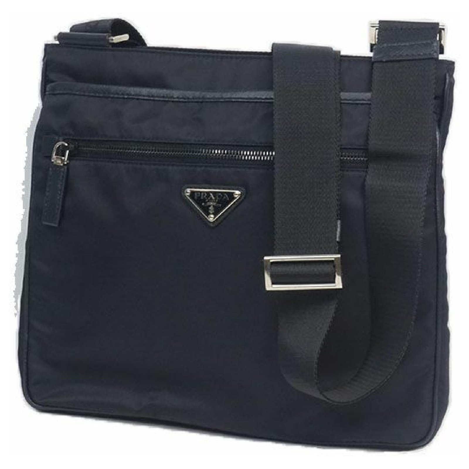 Bolso de hombro unisex cruzado Prada 2VH251 Armada Azul marino