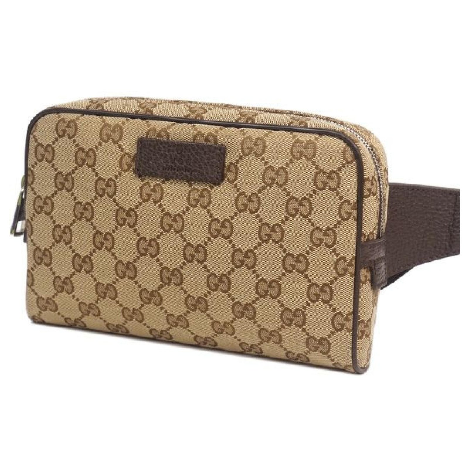 Gucci Gucci body bag Womens Waist bag 449174 beige x brown Handbags Leather,Other Brown,Beige ...