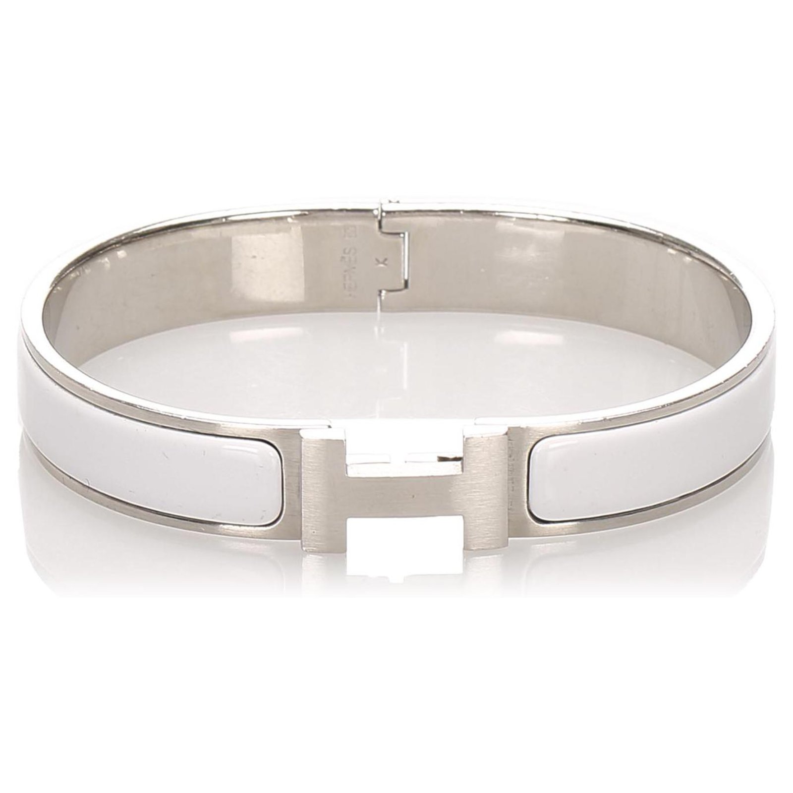 hermes bracelet white