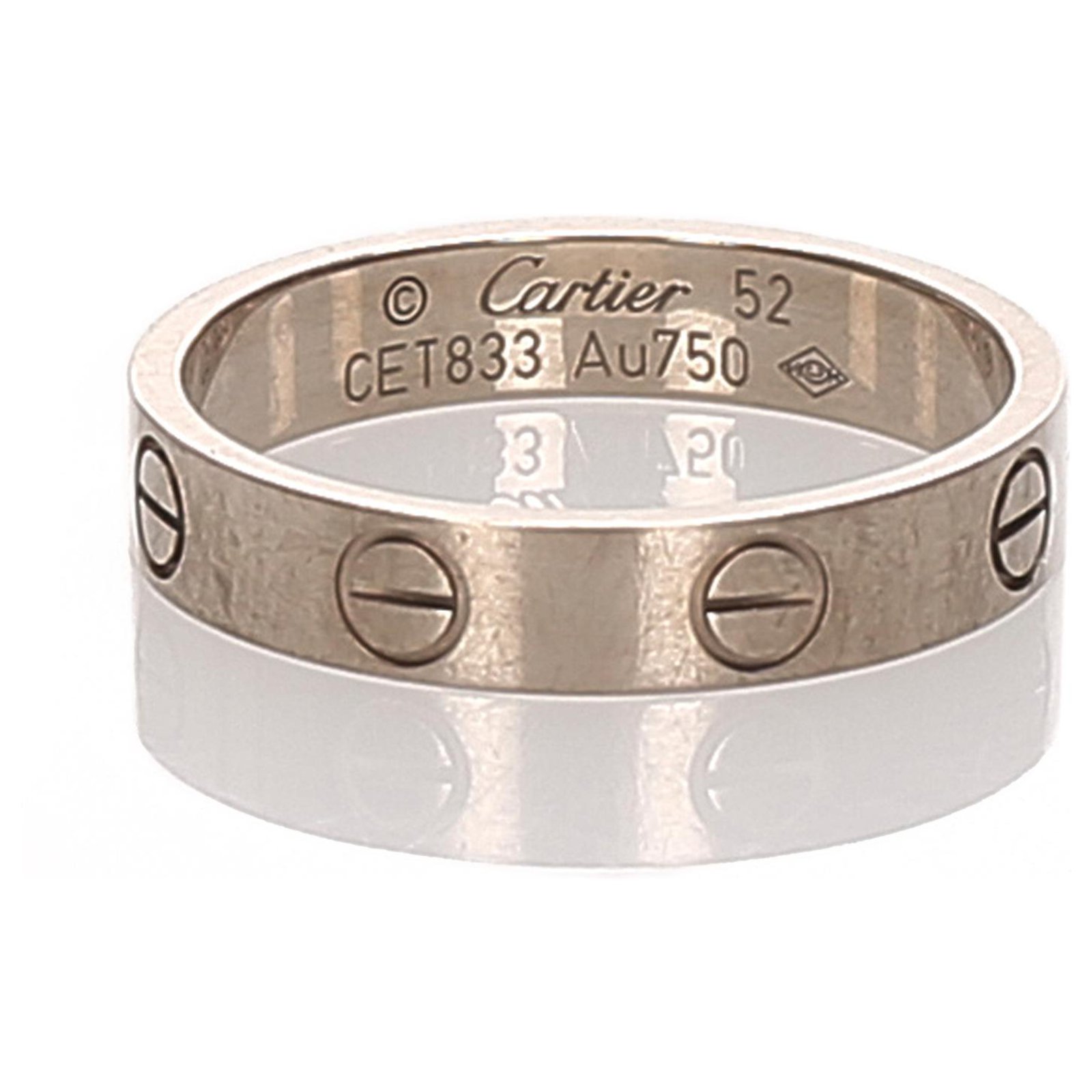 scratches on cartier love ring