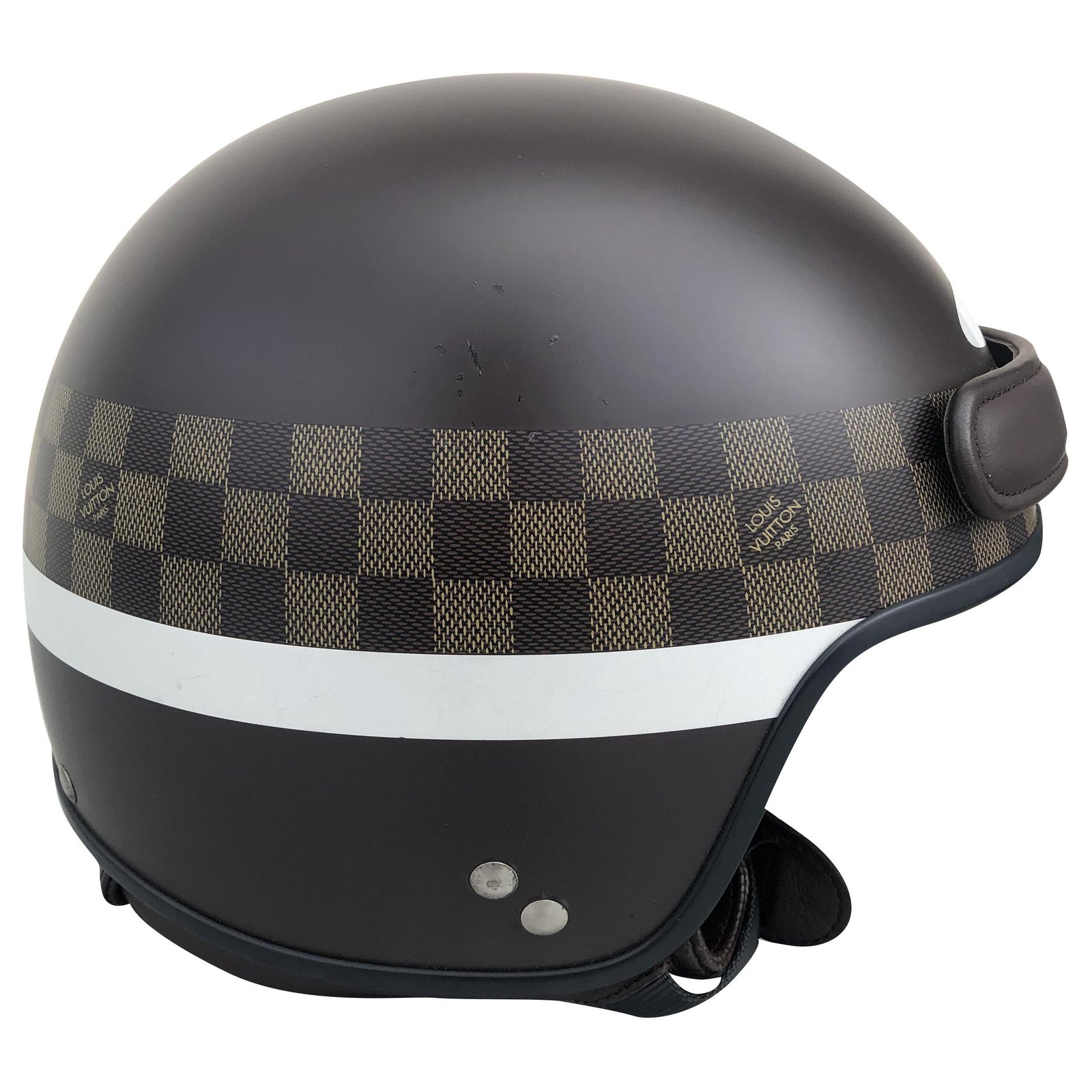 Louis Vuitton Motorcycle Helmet Damier Ebene Mini Jet GM Available