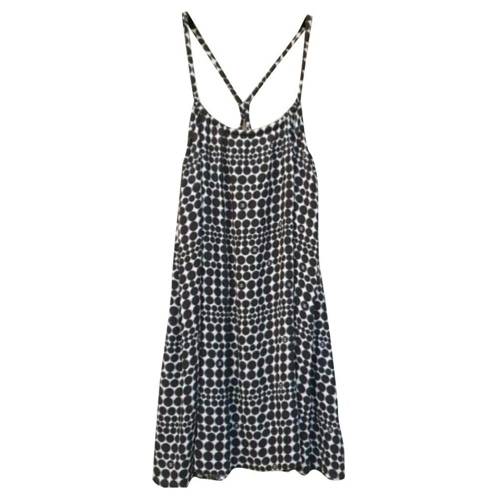 CHANEL Viscose Logo Mini Summer dress Sz.36 Multiple colors ref.210606 -  Joli Closet