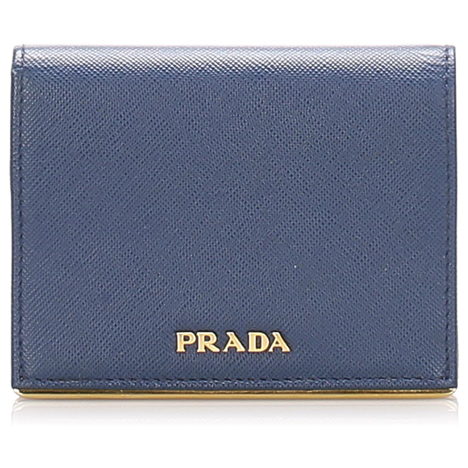 Prada Saffiano Leather Bi-Fold Wallet