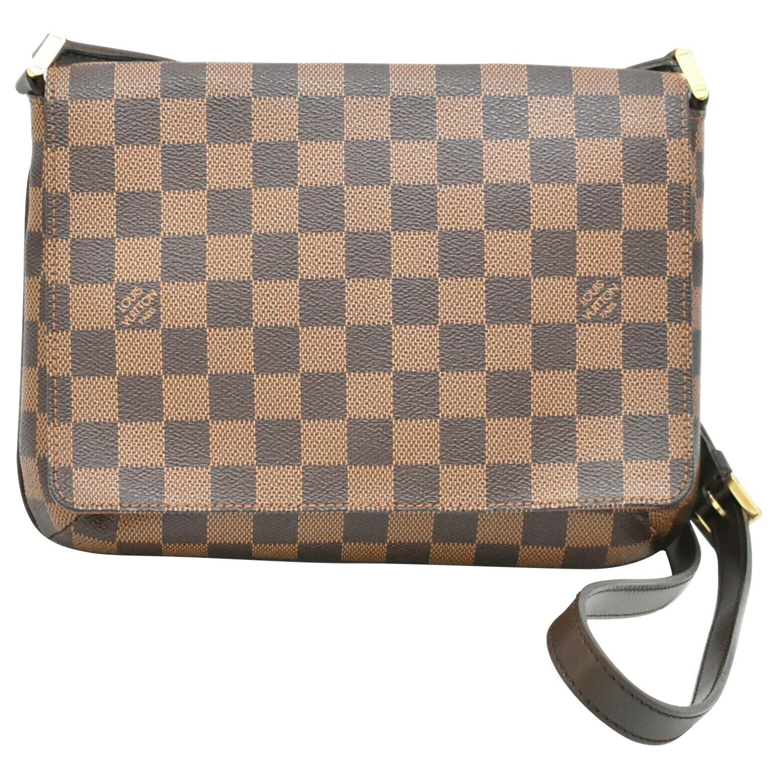 Louis Vuitton Musette Tango Brown Cloth ref.664507 - Joli Closet