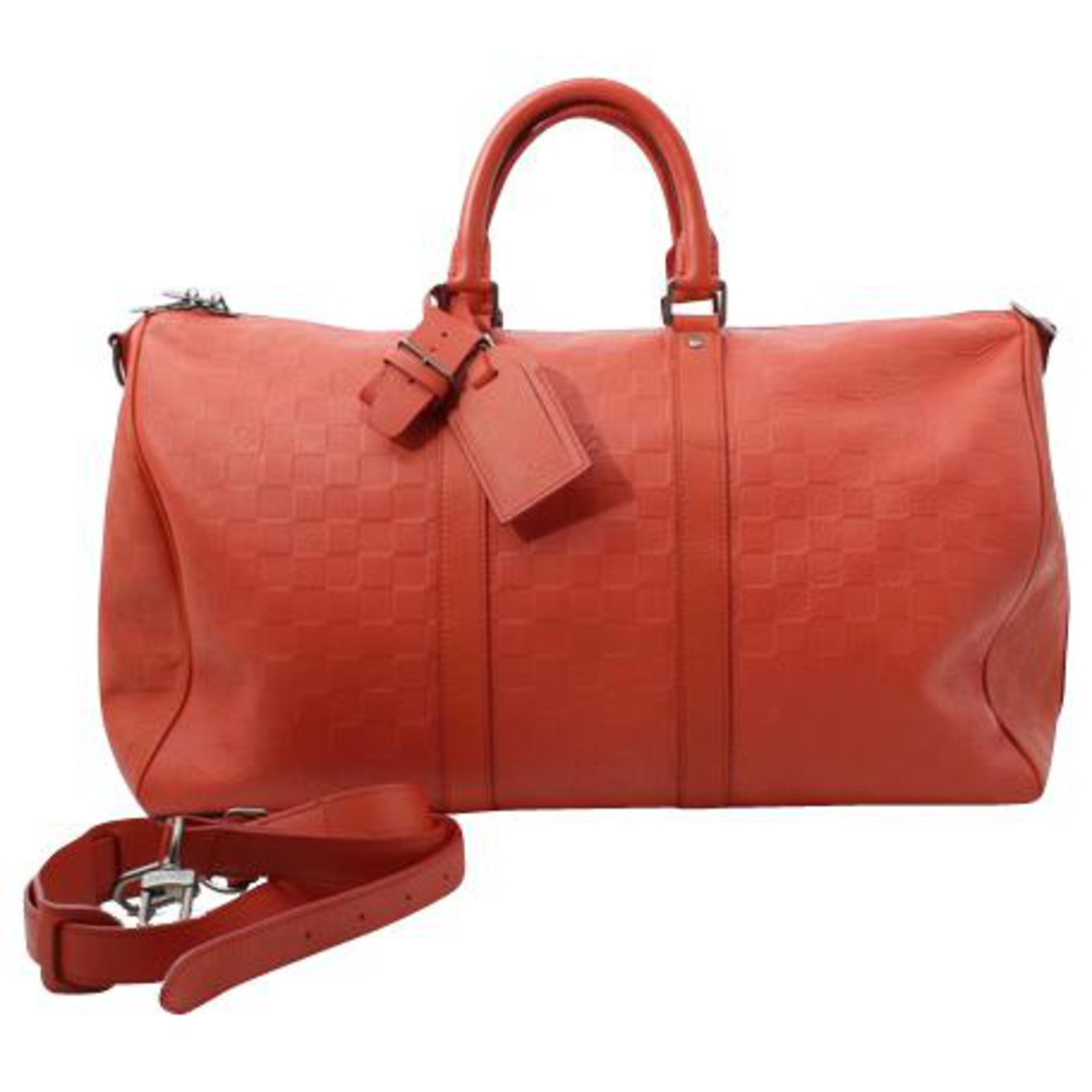 louis vuitton keepall orange