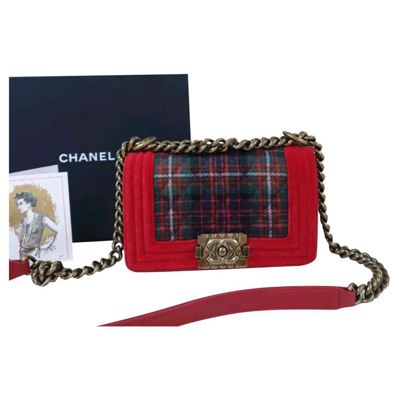 Chanel Paris-Edinburgh Quilted Flap Tote