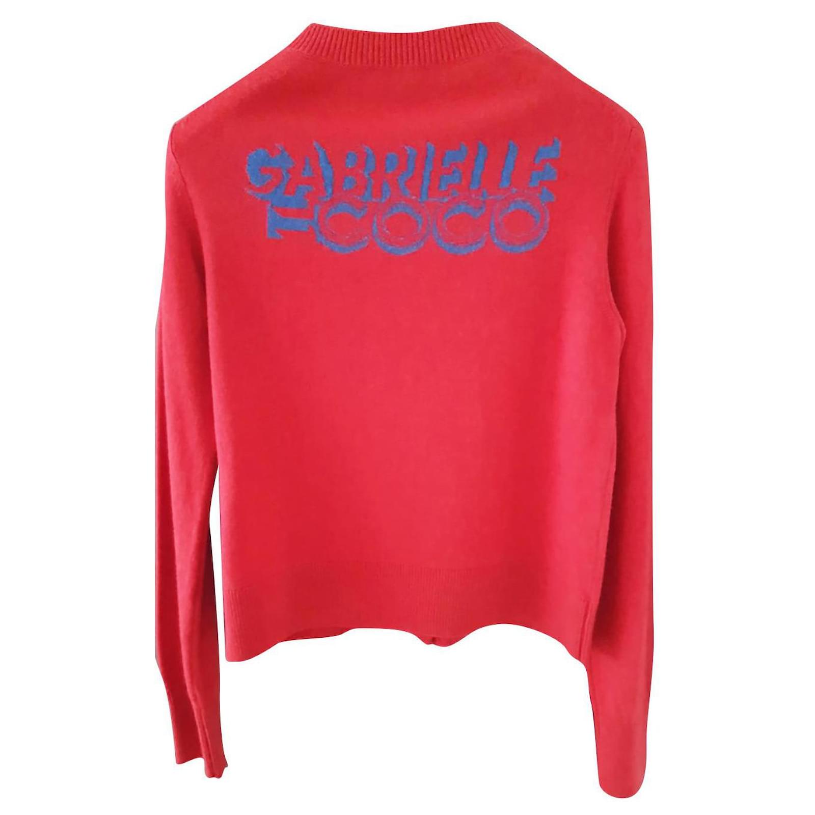 Chanel Red Coco Sweater Chanel New Coco Garbrielle Cardigan Coral