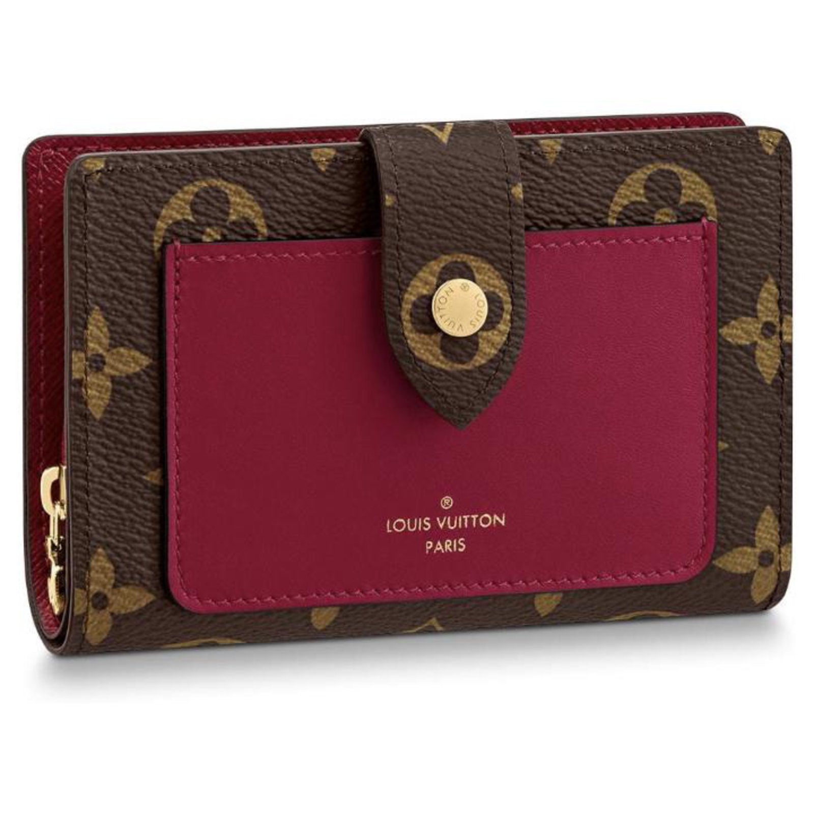 Louis Vuitton Wallets Brown Pink Multiple colors Dark brown Gold hardware  Leather ref.357309 - Joli Closet