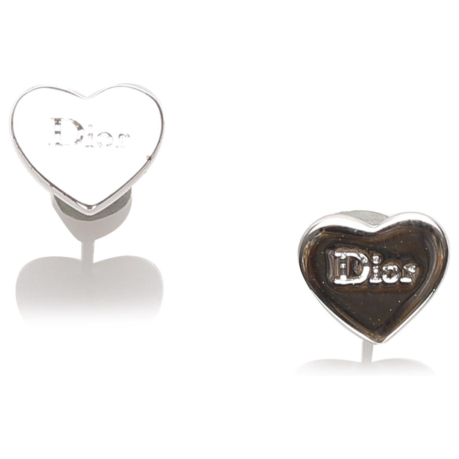 dior earrings heart