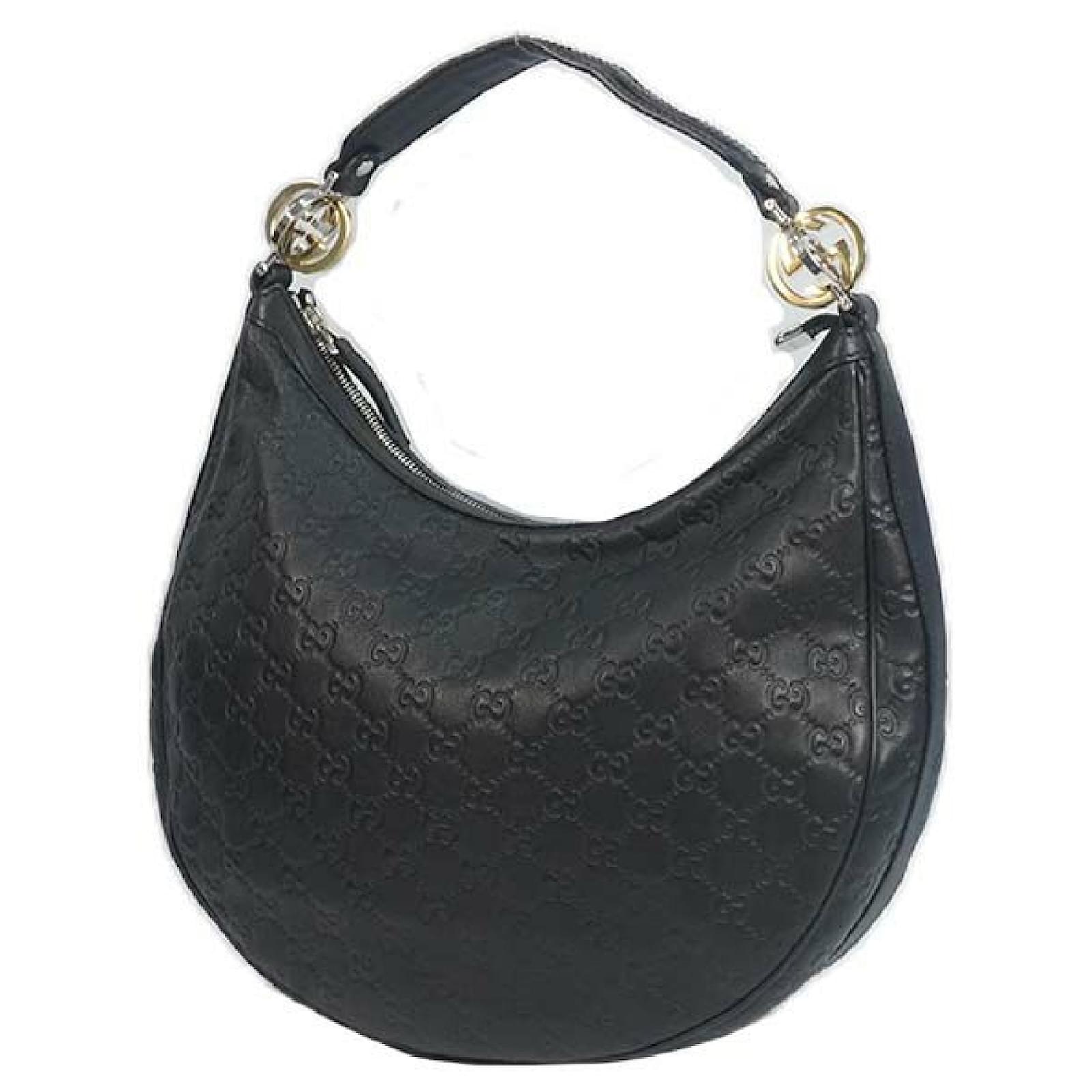 Borsa a spalla GG Ssima da donna monospalla Gucci 232962 nero Pelle  ref.213071 - Joli Closet