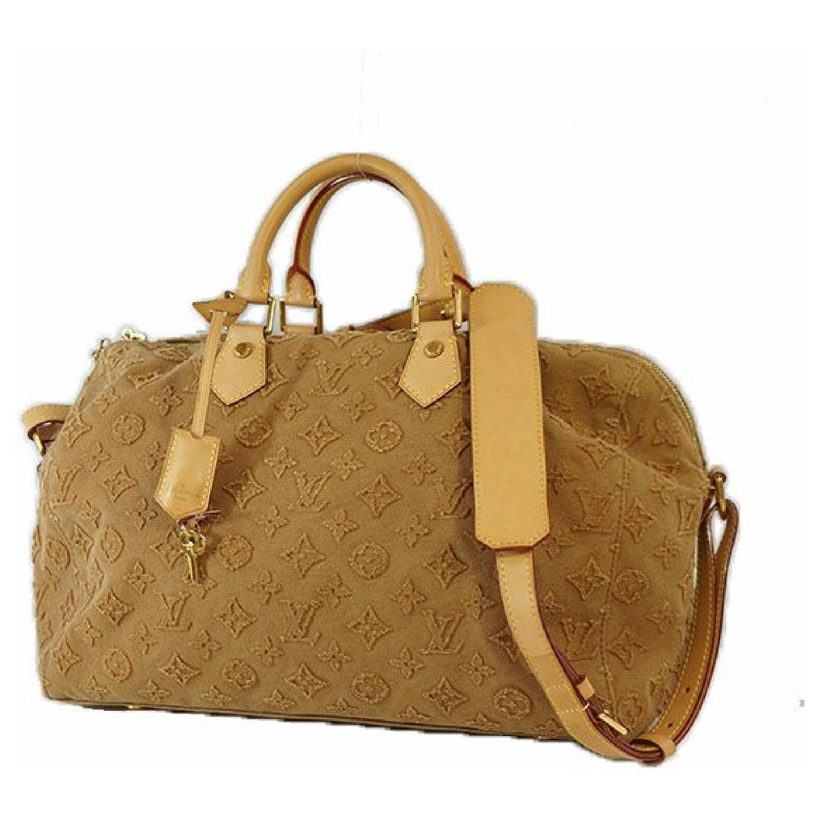 LOUIS VUITTON Speedy bandouliere 35 Womens handbag M40830 Camel ref.213084  - Joli Closet