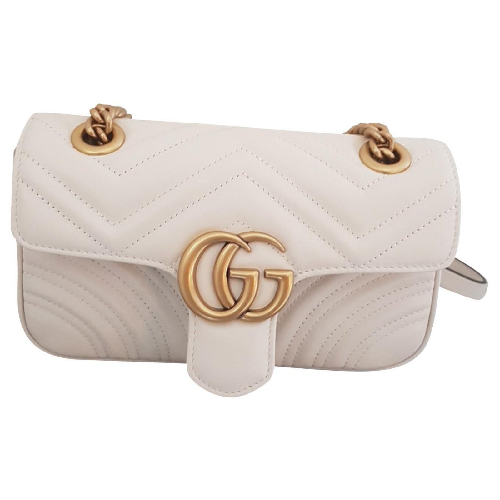 Gucci Handbags Handbags Leather White 