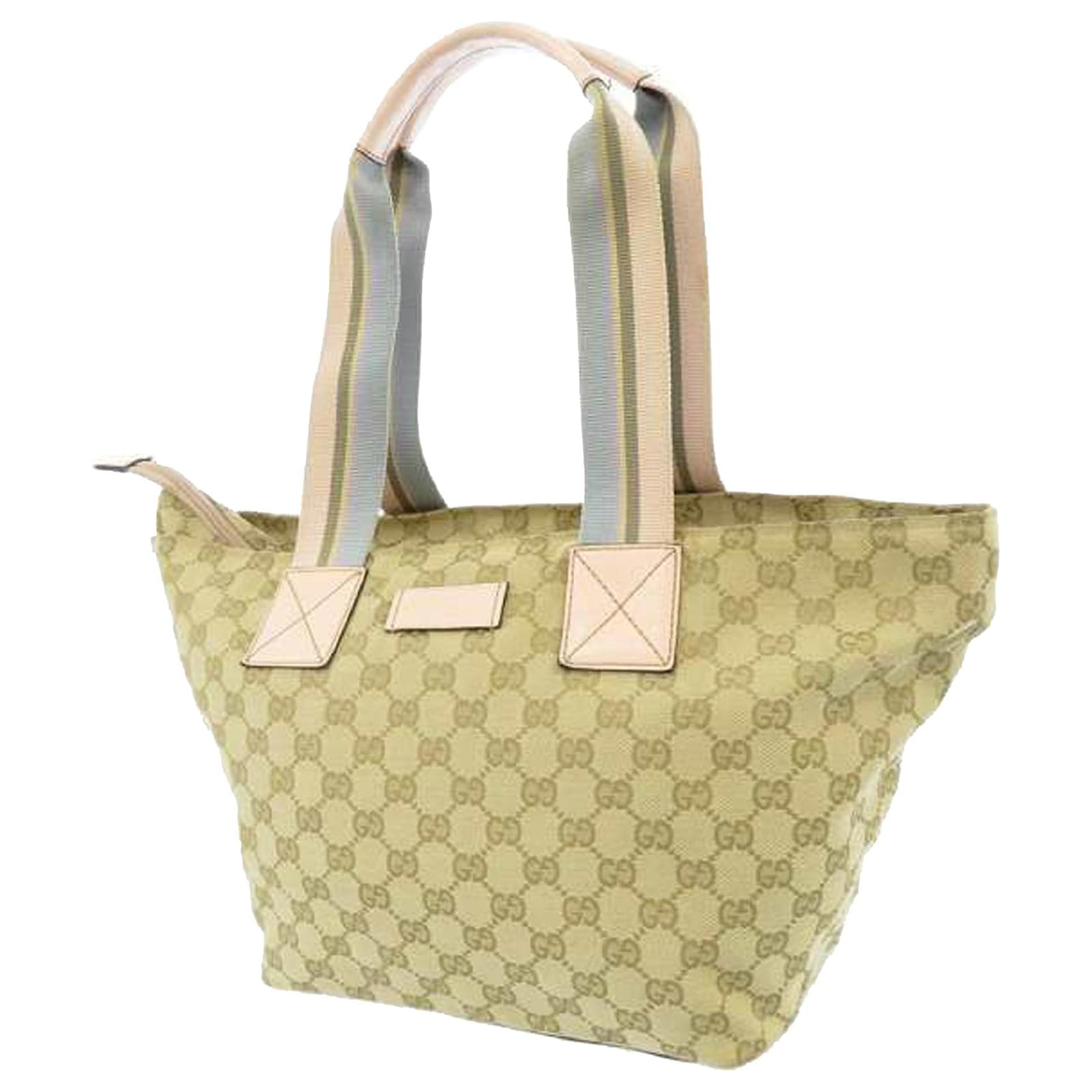 gucci canvas web tote