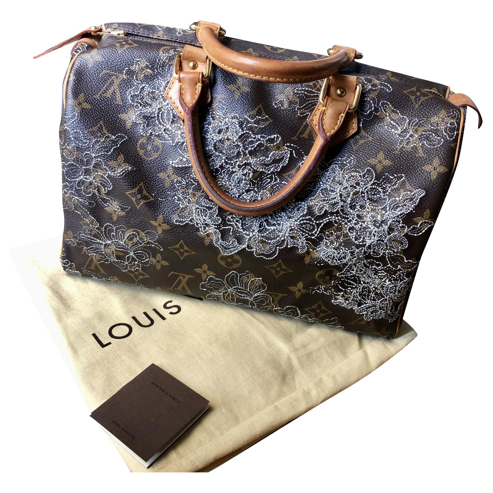 Louis Vuitton Speedy 25 Bag Limited Edition Time Trunk Noir Bandouliere   Selectionne PH