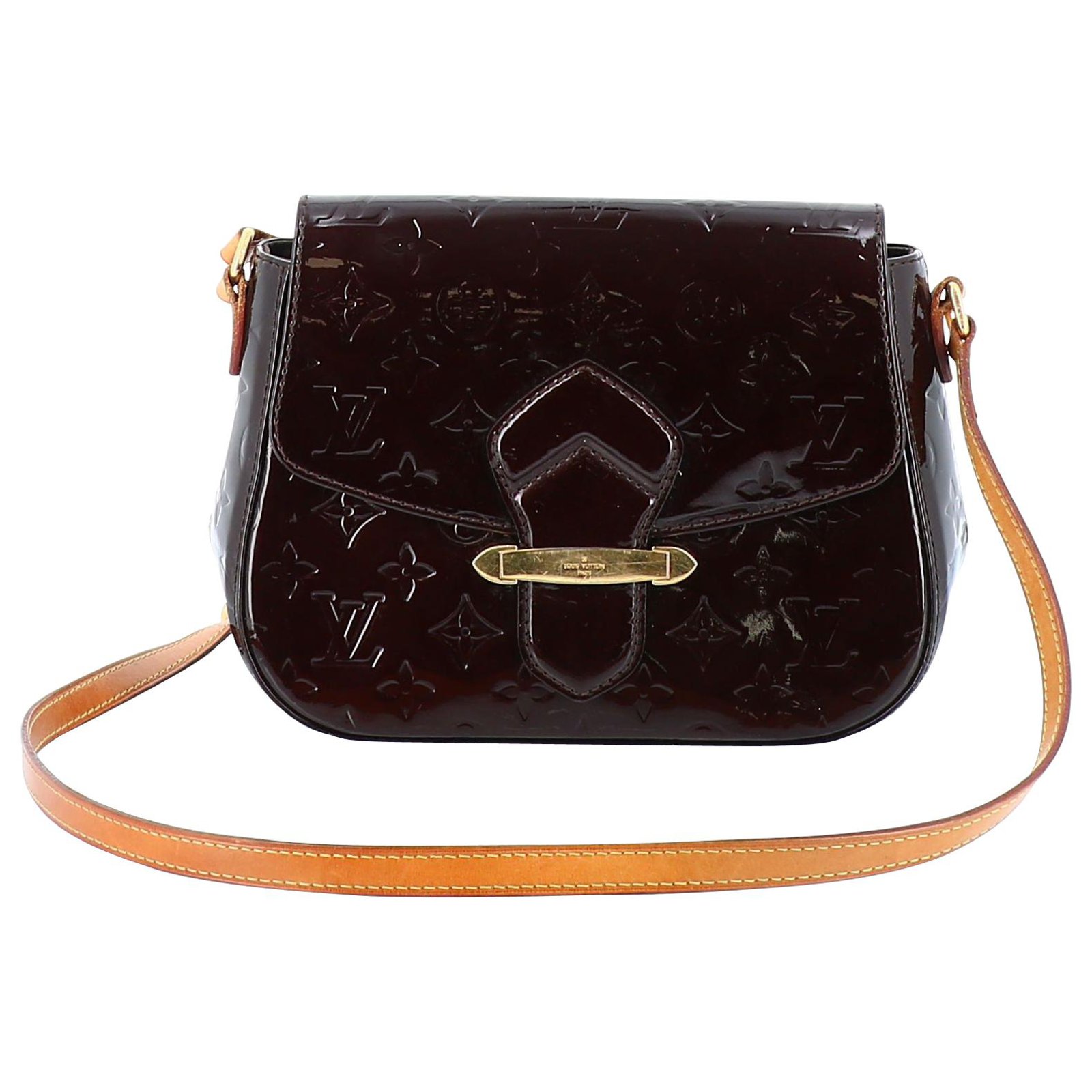 louis vuitton patent leather shoulder bag