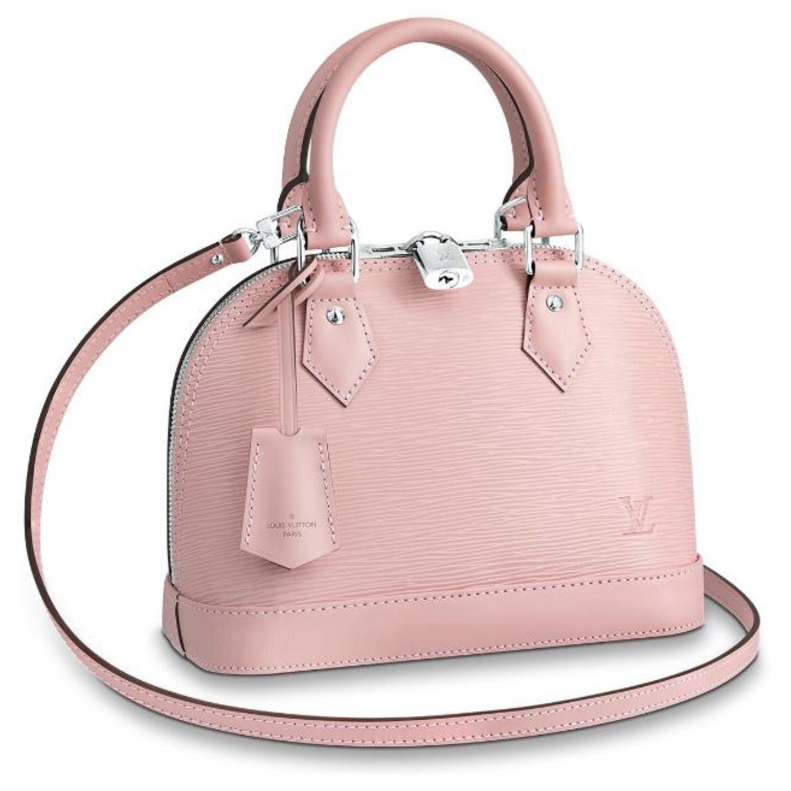 Louis Vuitton LV Alma BB pink new Leather ref.214350 - Joli Closet