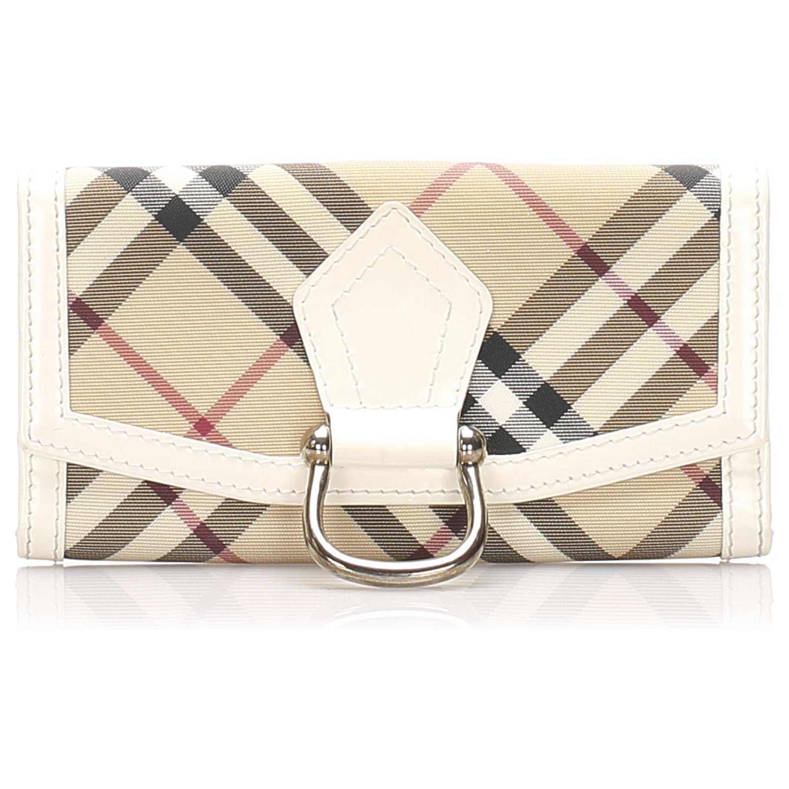 Burberry Nova Check and Patent Wallet