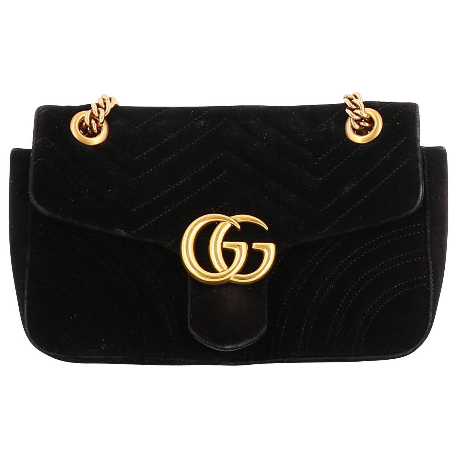 Gucci GUCCI MARMONT Handbags Suede 