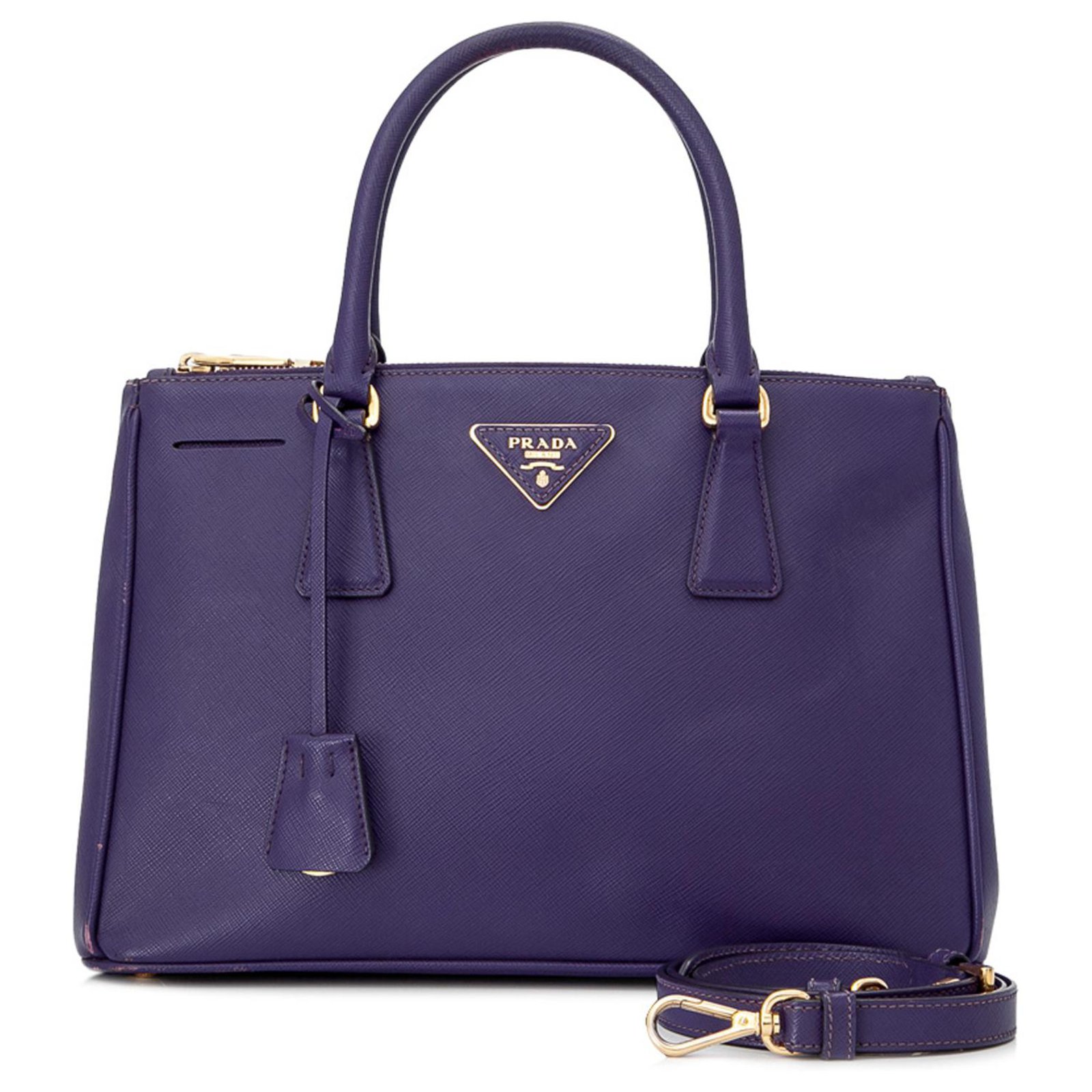 Prada Lavender Saffiano Lux Leather Large Galleria Tote at 1stDibs