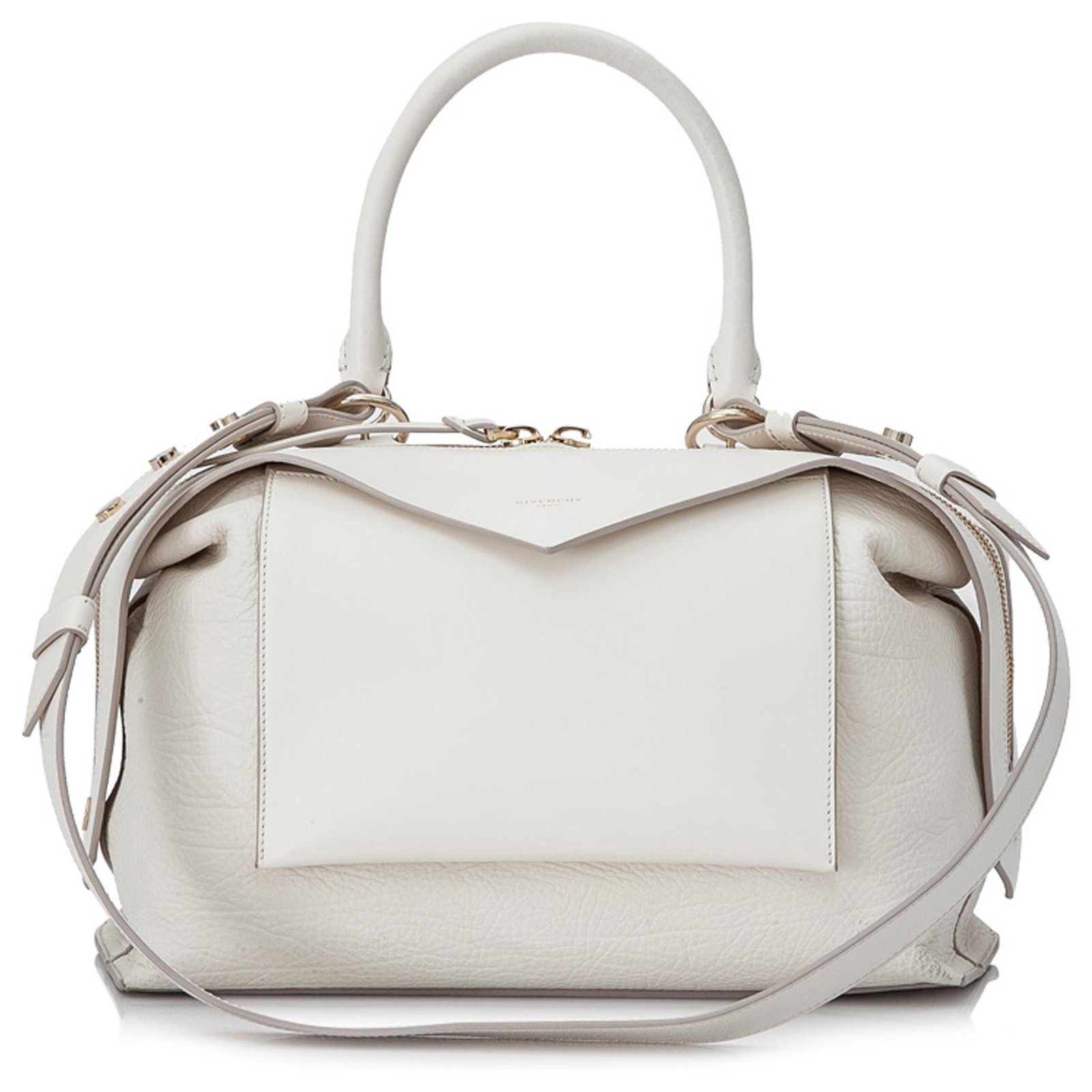 White Givenchy Medium Sway Satchel