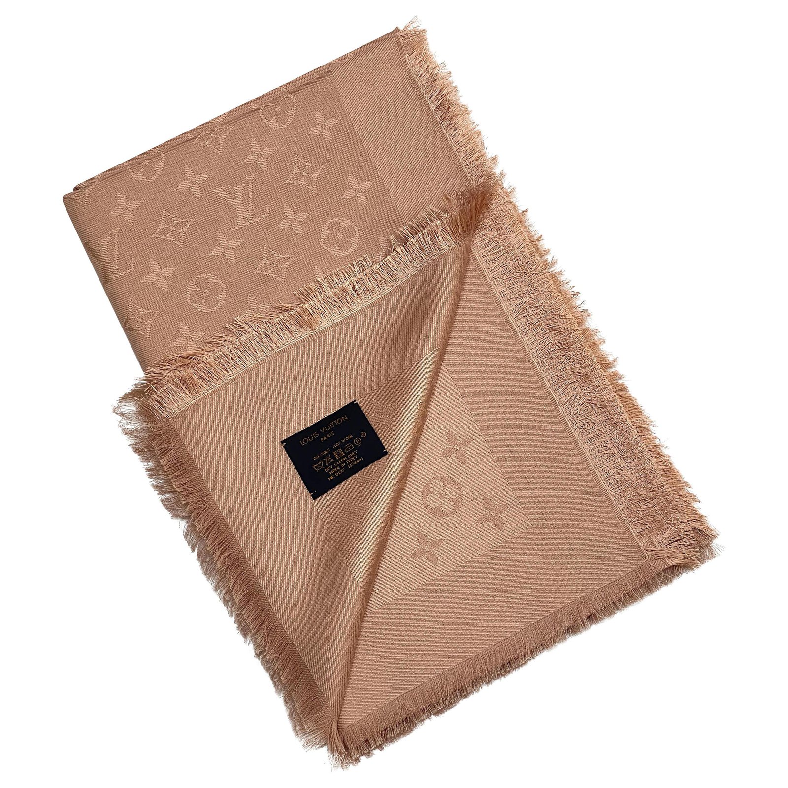 Louis Vuitton] Louis Vuitton Shawl Monogram M75241 Silk x Wool Collai –  KYOTO NISHIKINO