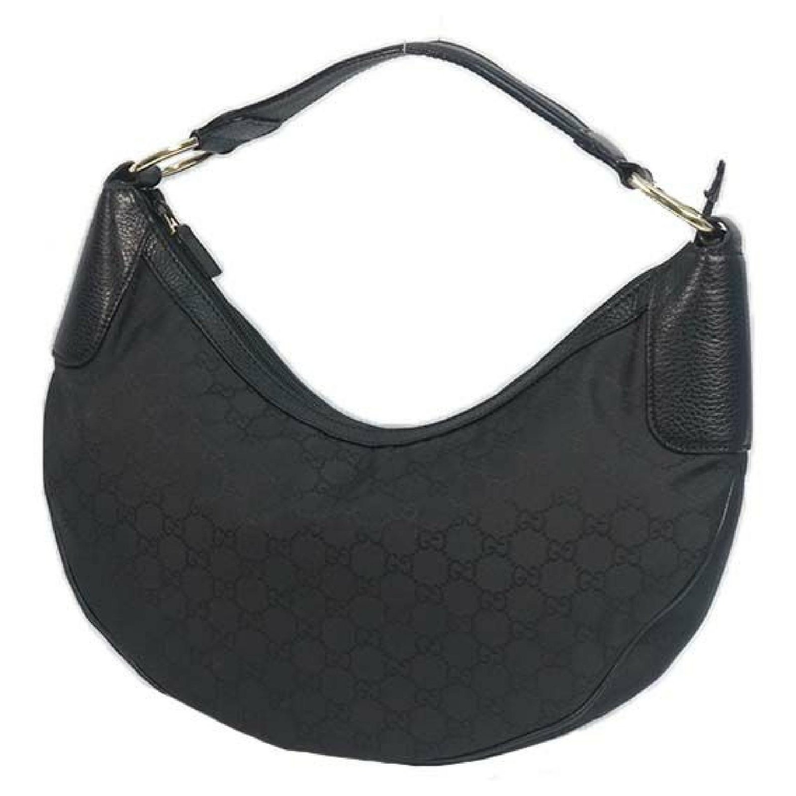 Used Gucci Shoulder Bag/Leather/Blk/Plain/007.14.0074 Bag
