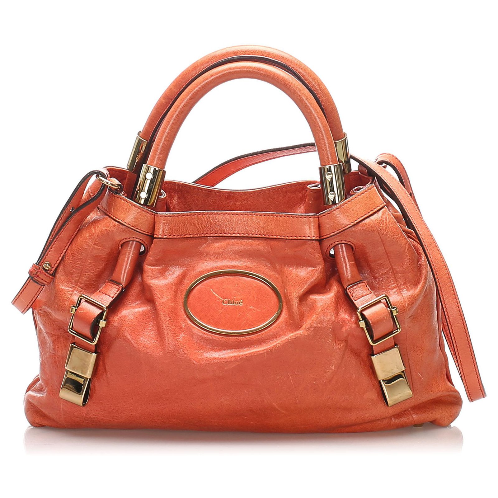 chloe orange bag