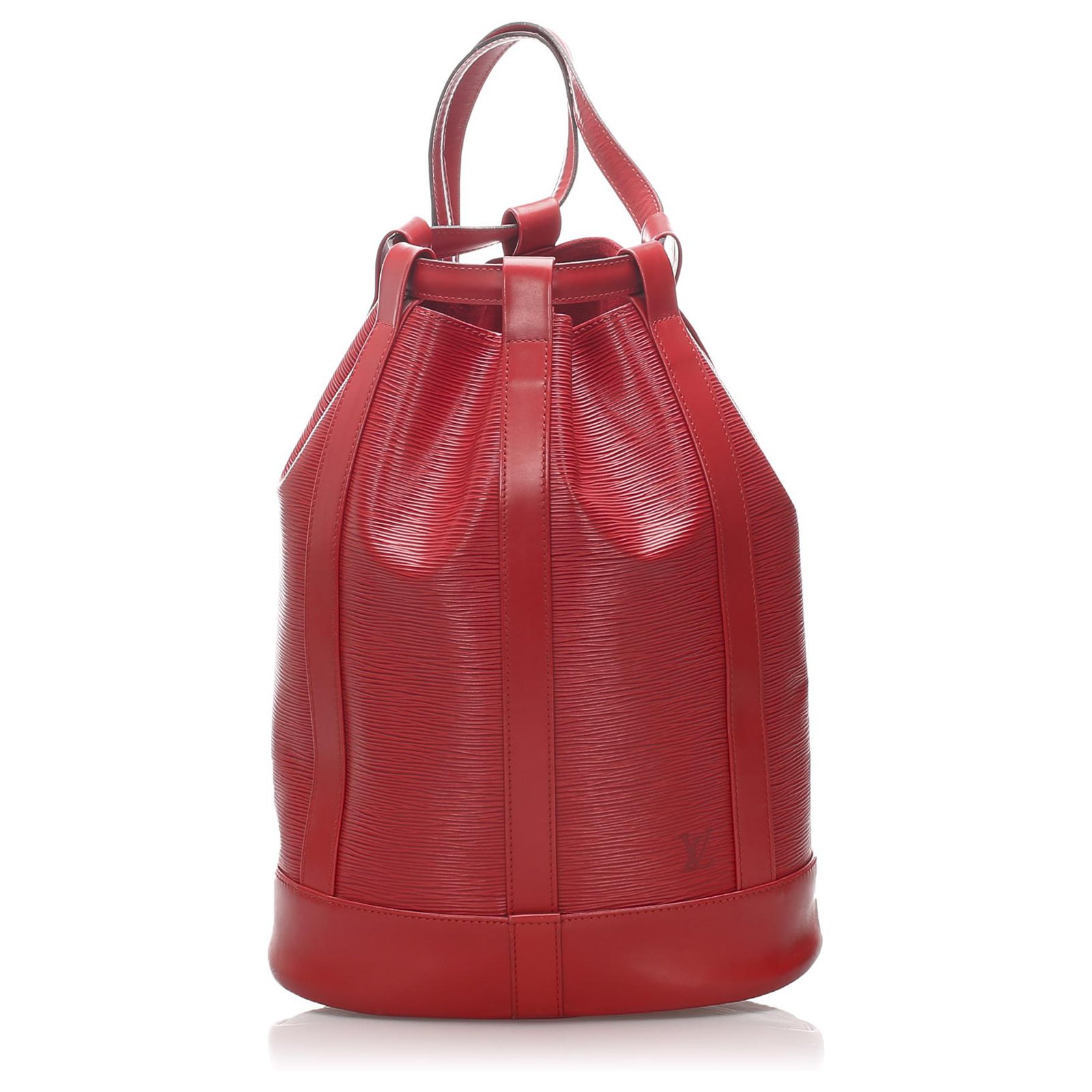 Louis Vuitton Red Epi Leather Randonnee PM Backpack Louis Vuitton