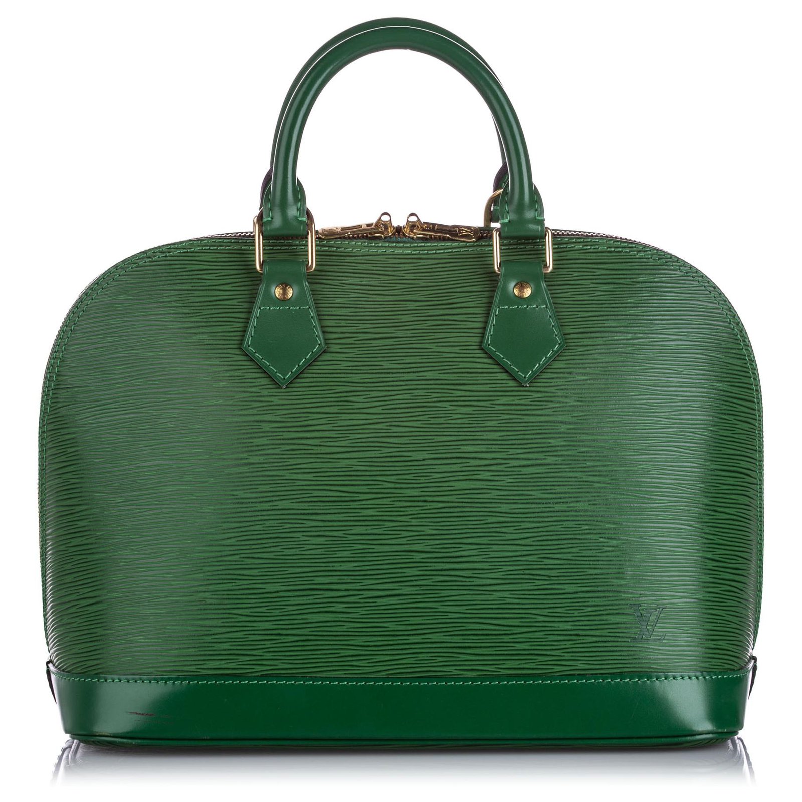 Louis Vuitton Epi Alma Bag Green