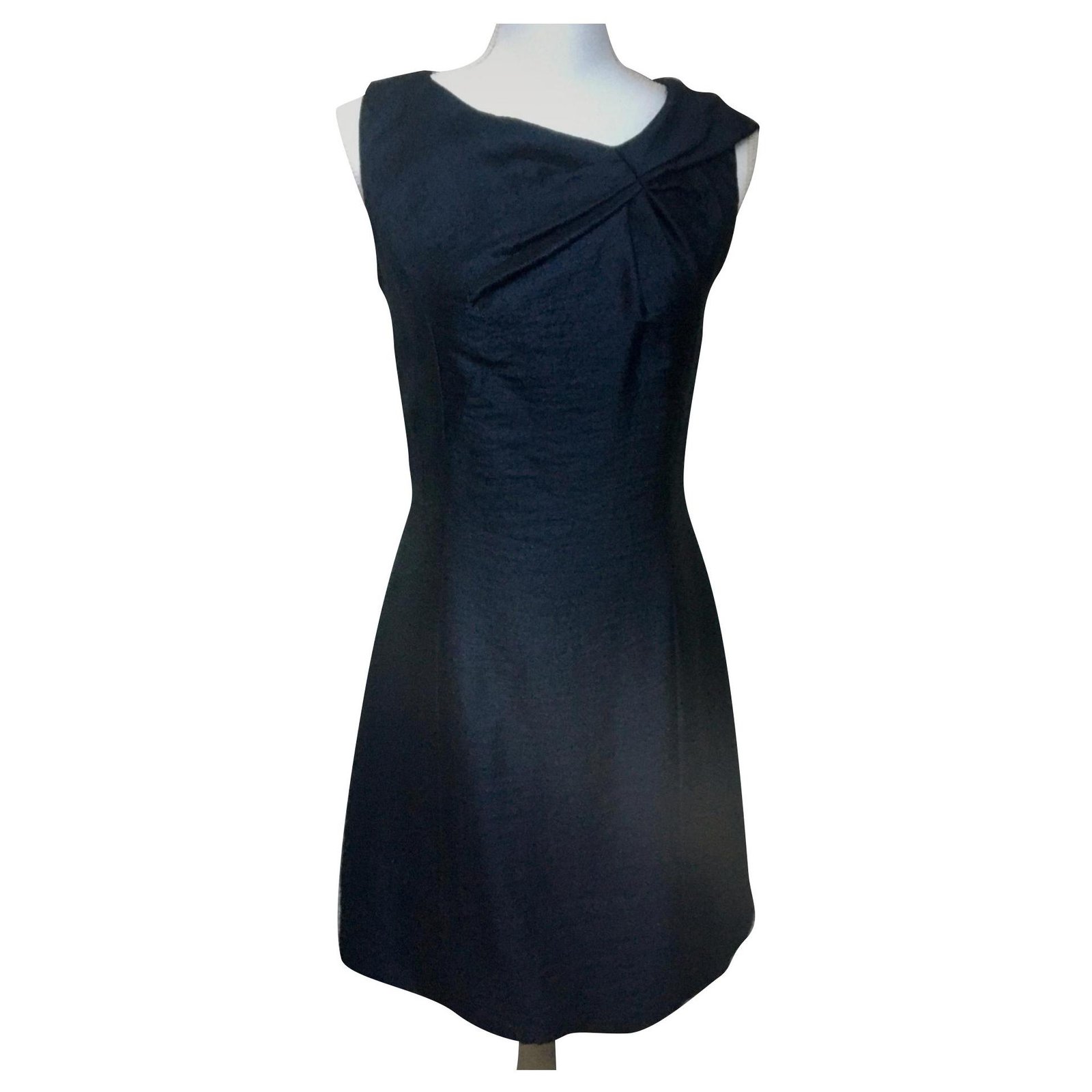 Louis Vuitton Dresses Navy blue Wool ref.215688 - Joli Closet