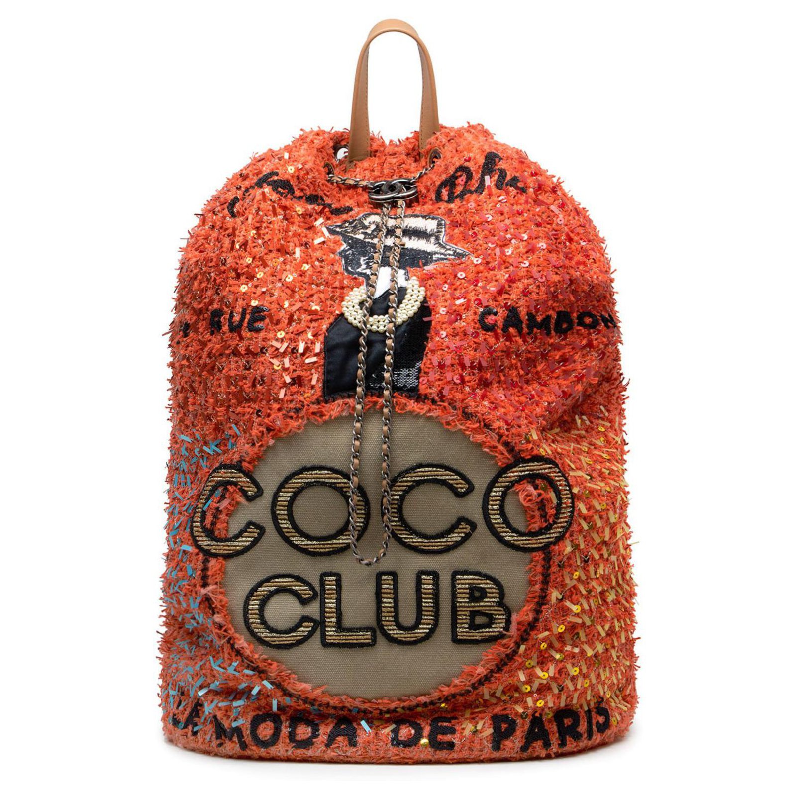 Chanel 6,500$ COCO CLUB backpack Multiple colors  - Joli Closet