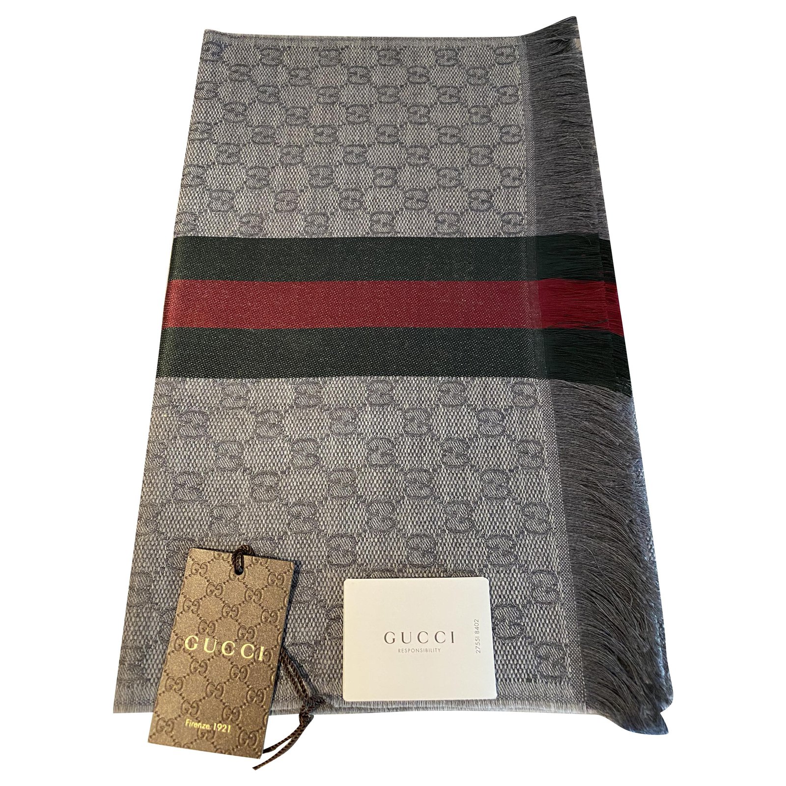 Gucci Cashmere scarf Silk scarves 