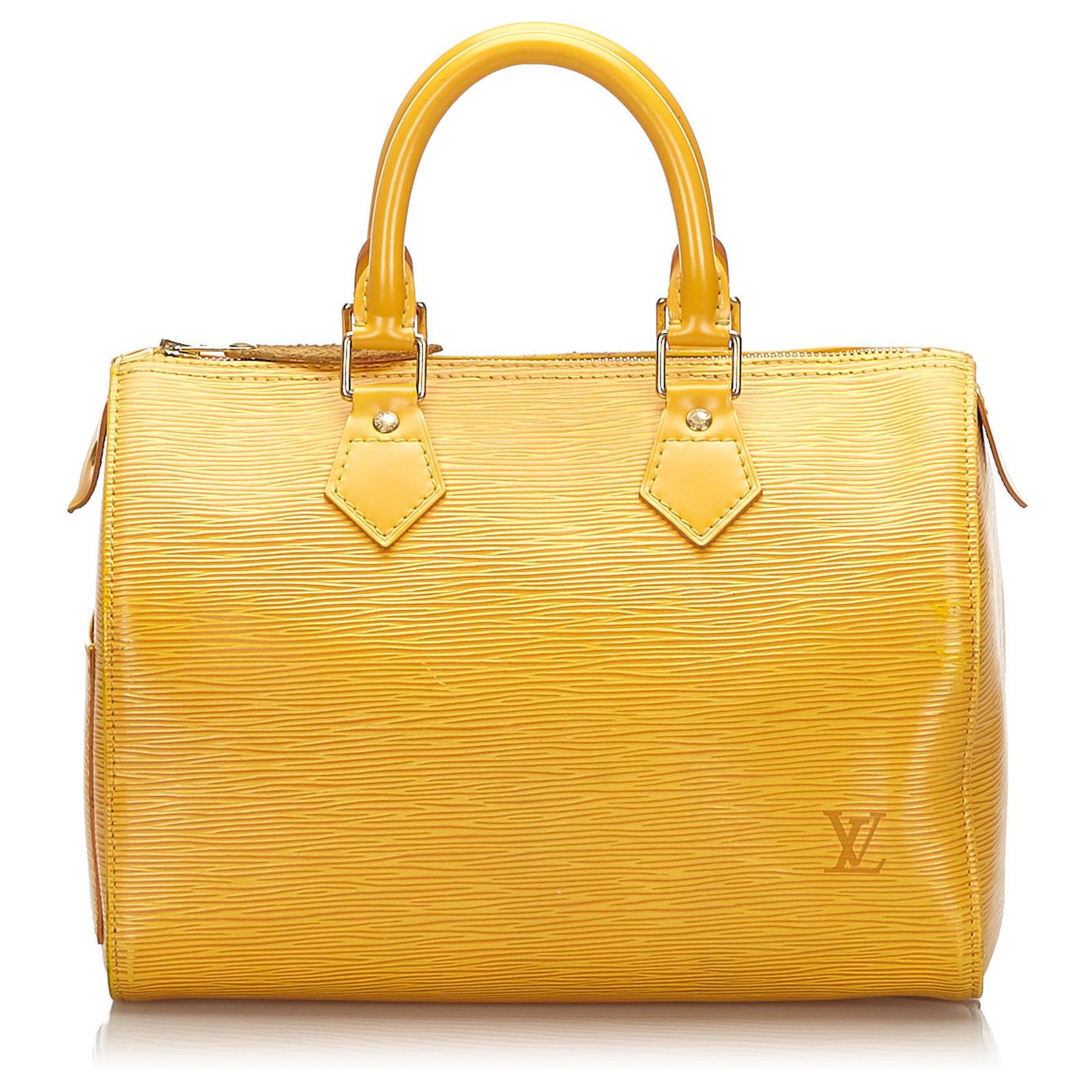 louis vuitton yellow epi bag