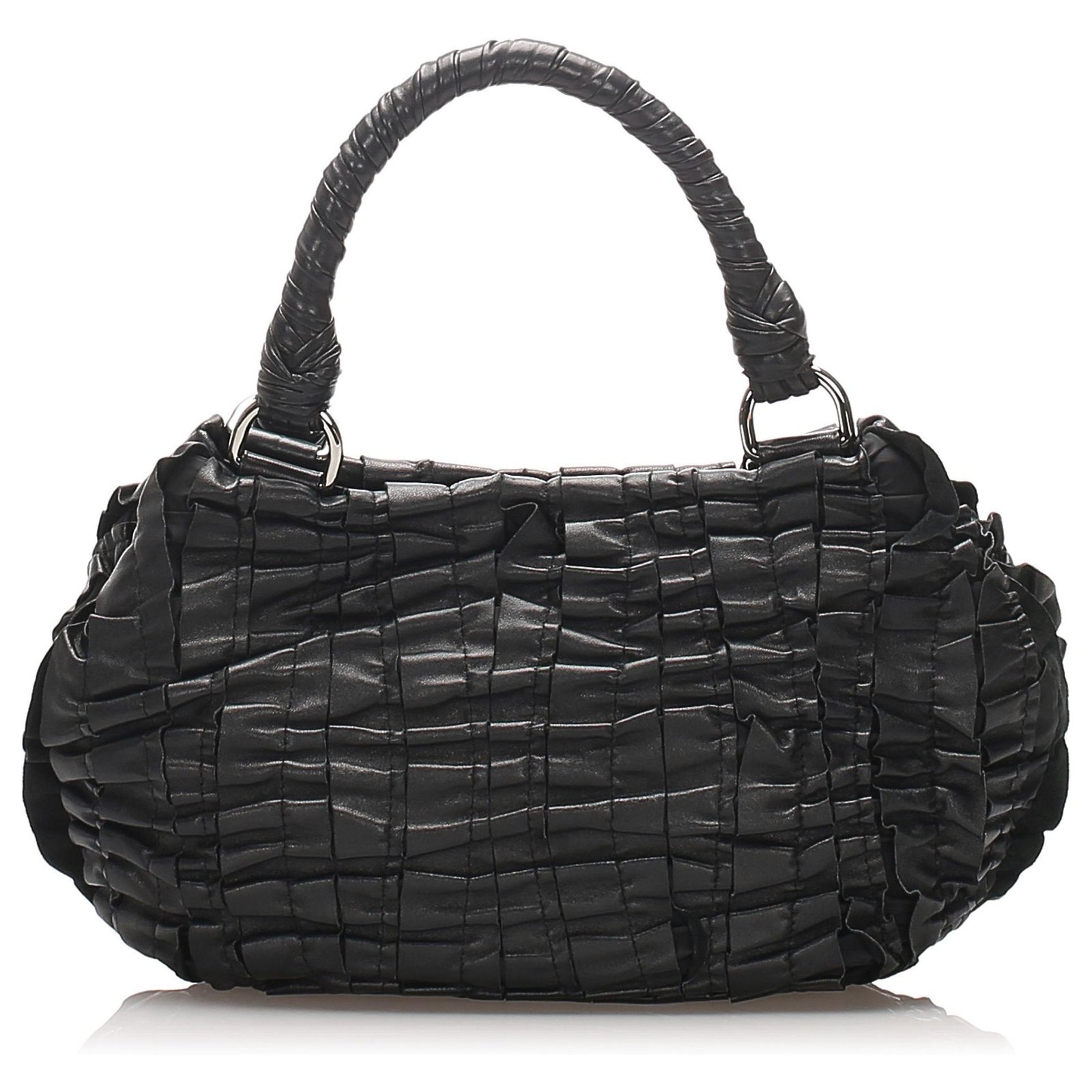 prada gaufre leather bag