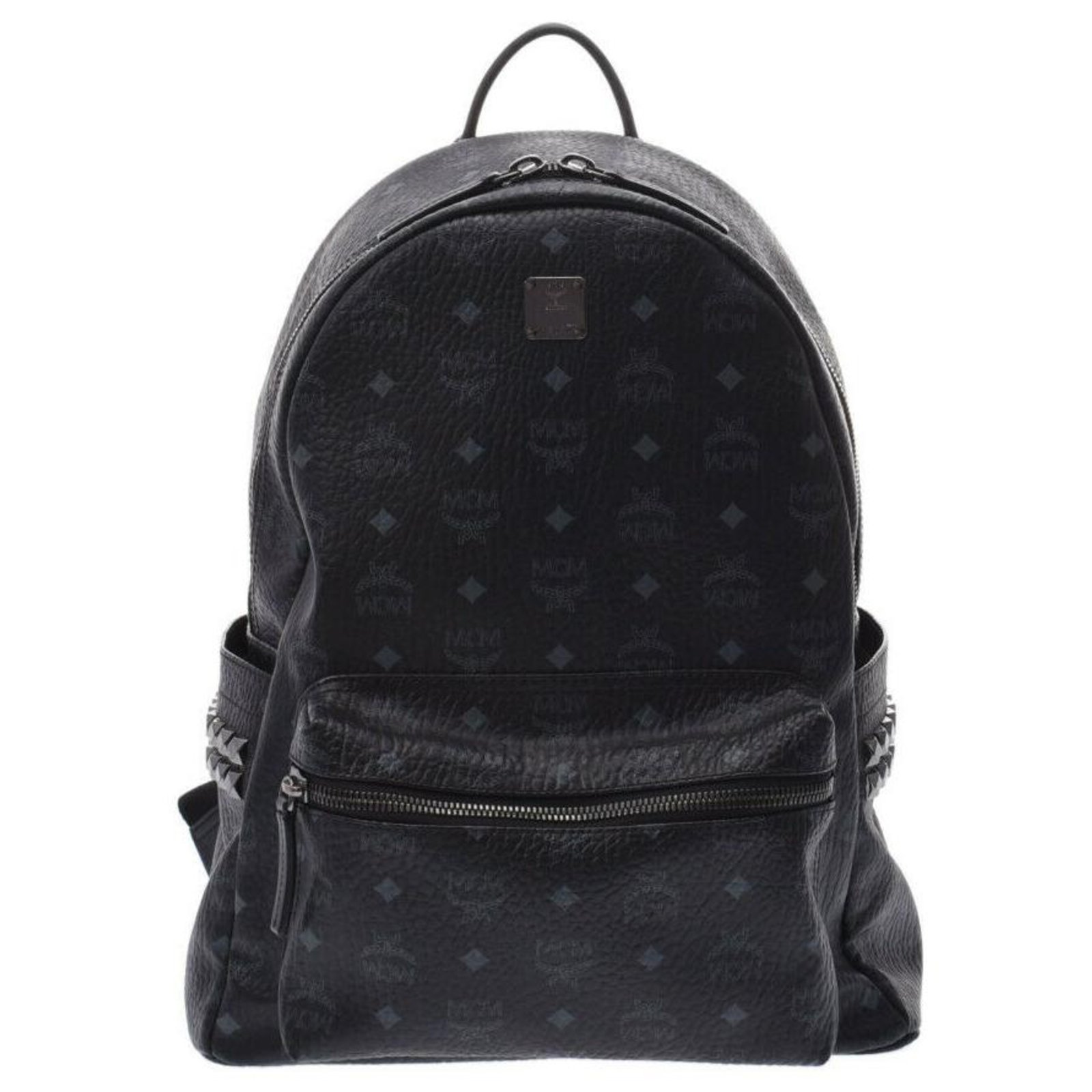 mcm bookbag black