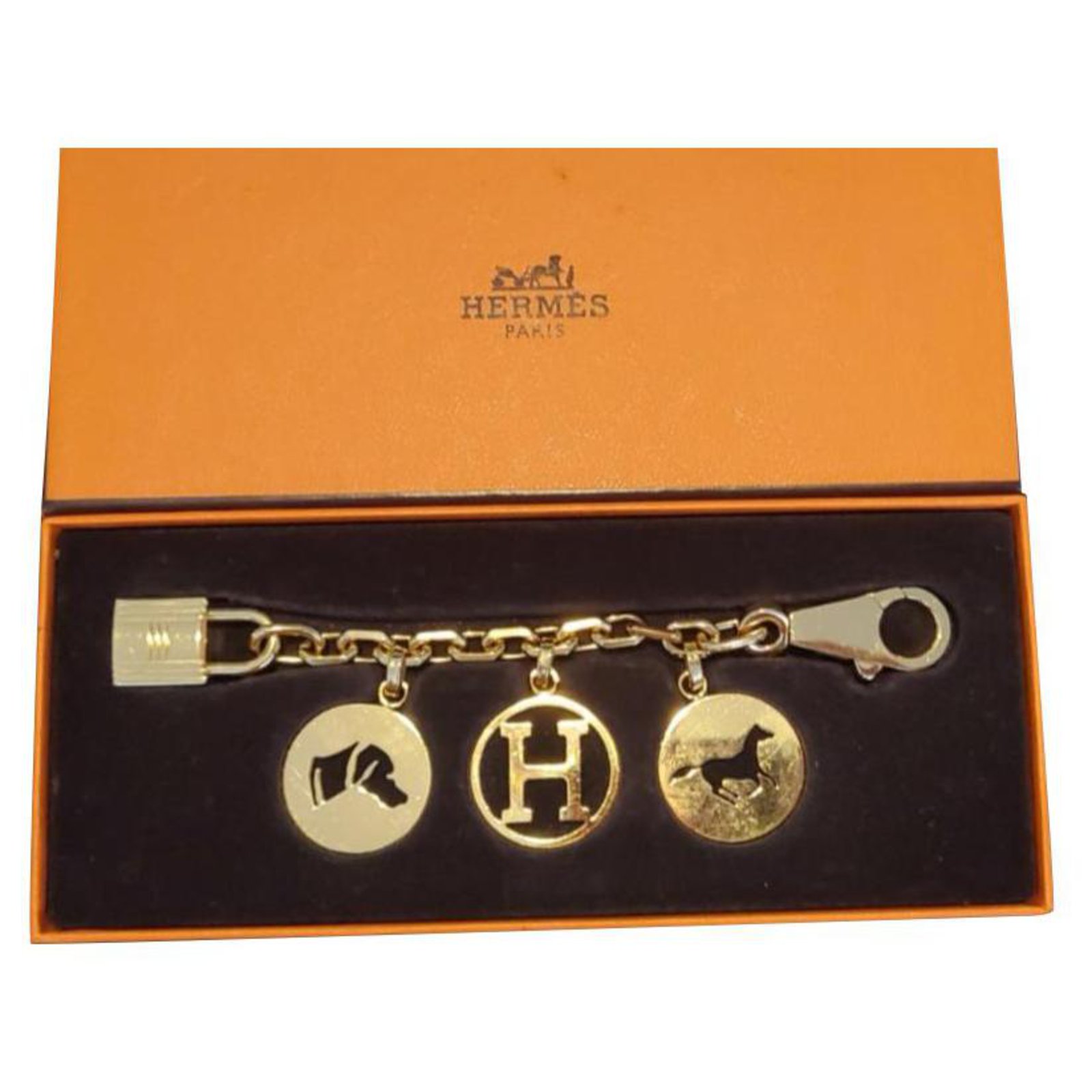 Hermès Rare Hermes Gold Breloque bag charm Gold hardware Metal ref.216660 -  Joli Closet