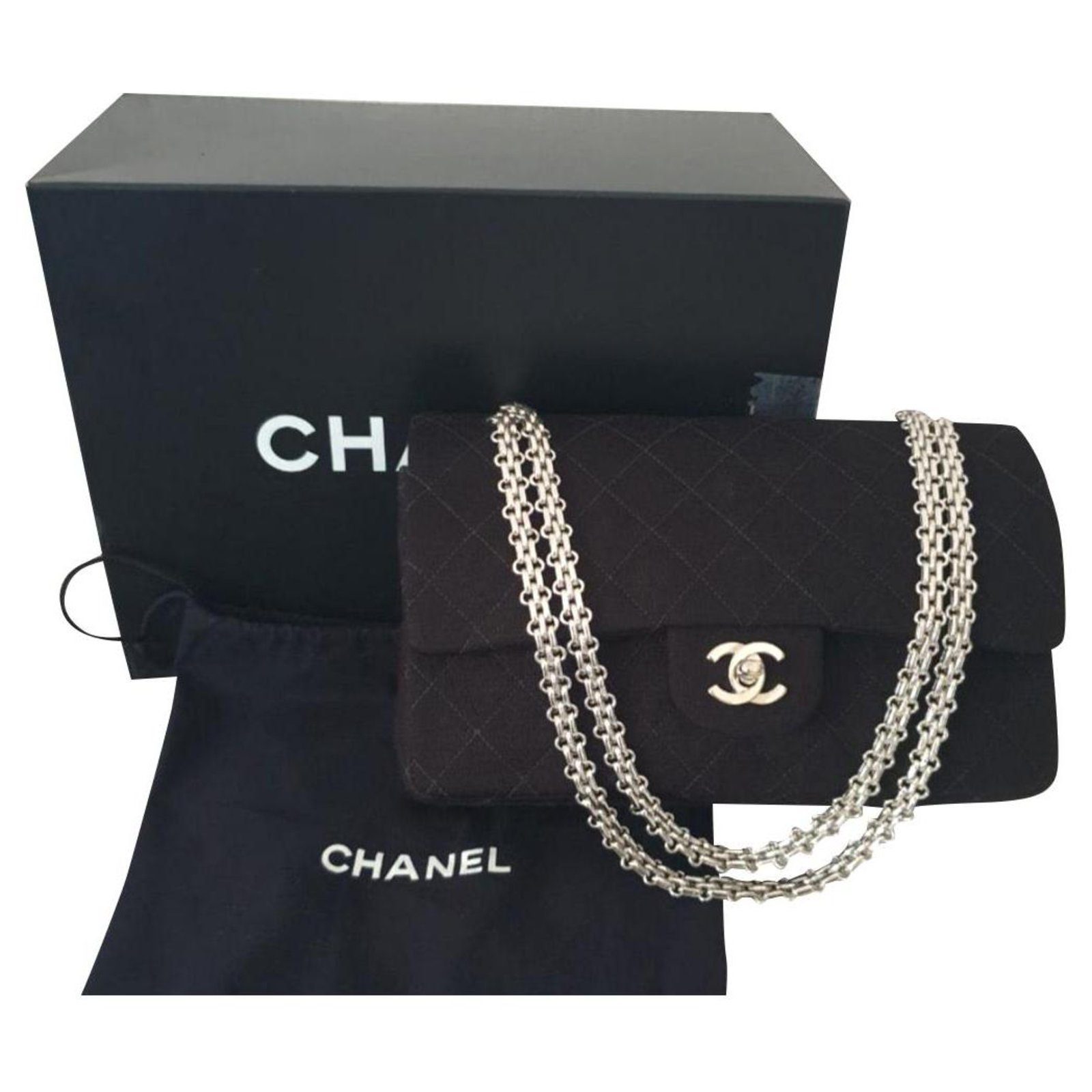 Chanel Pre-owned Medium Jersey 19 Flap Shoulder Bag