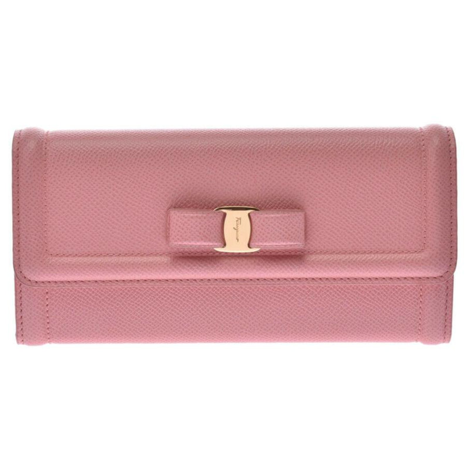 salvatore ferragamo wallet pink