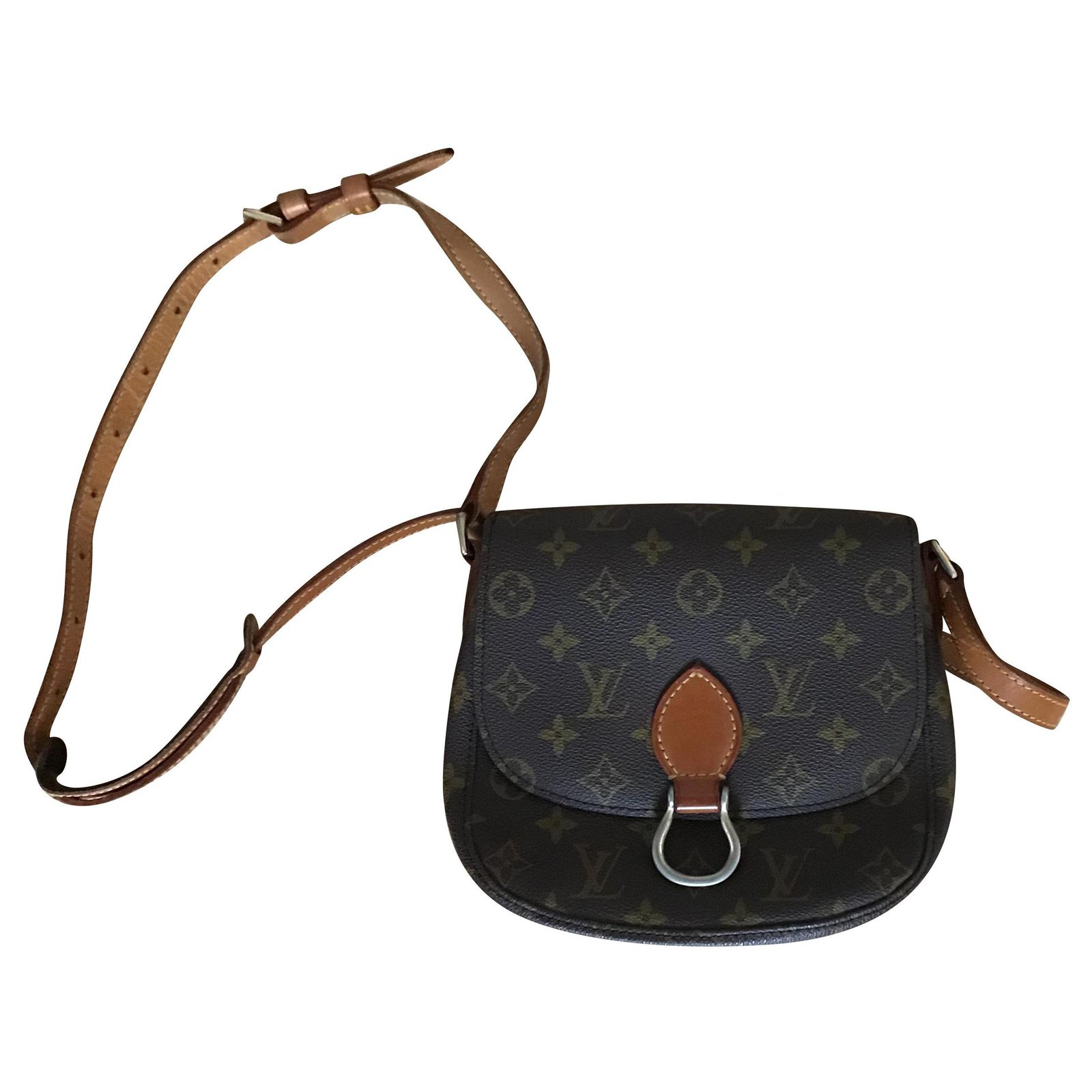 Louis Vuitton Handbags Ebony Leather ref.216974 - Joli Closet