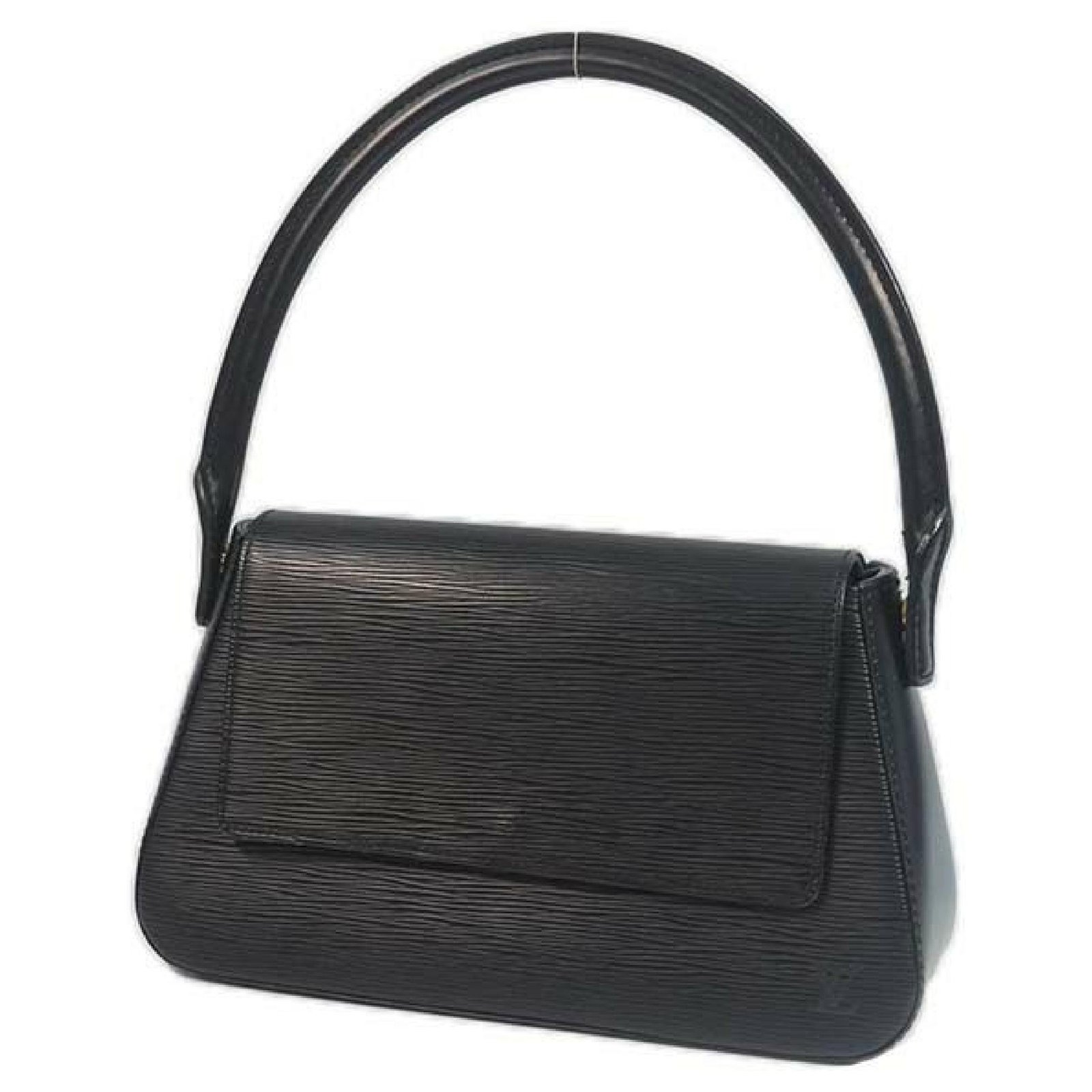 Louis Vuitton Black Epi Leather Nocturne Bag.  Luxury